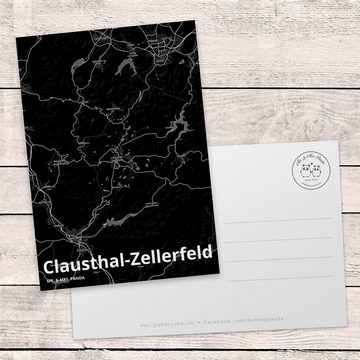 Mr. & Mrs. Panda Postkarte Clausthal-Zellerfeld - Geschenk, Ort, Ansichtskarte, Einladungskarte
