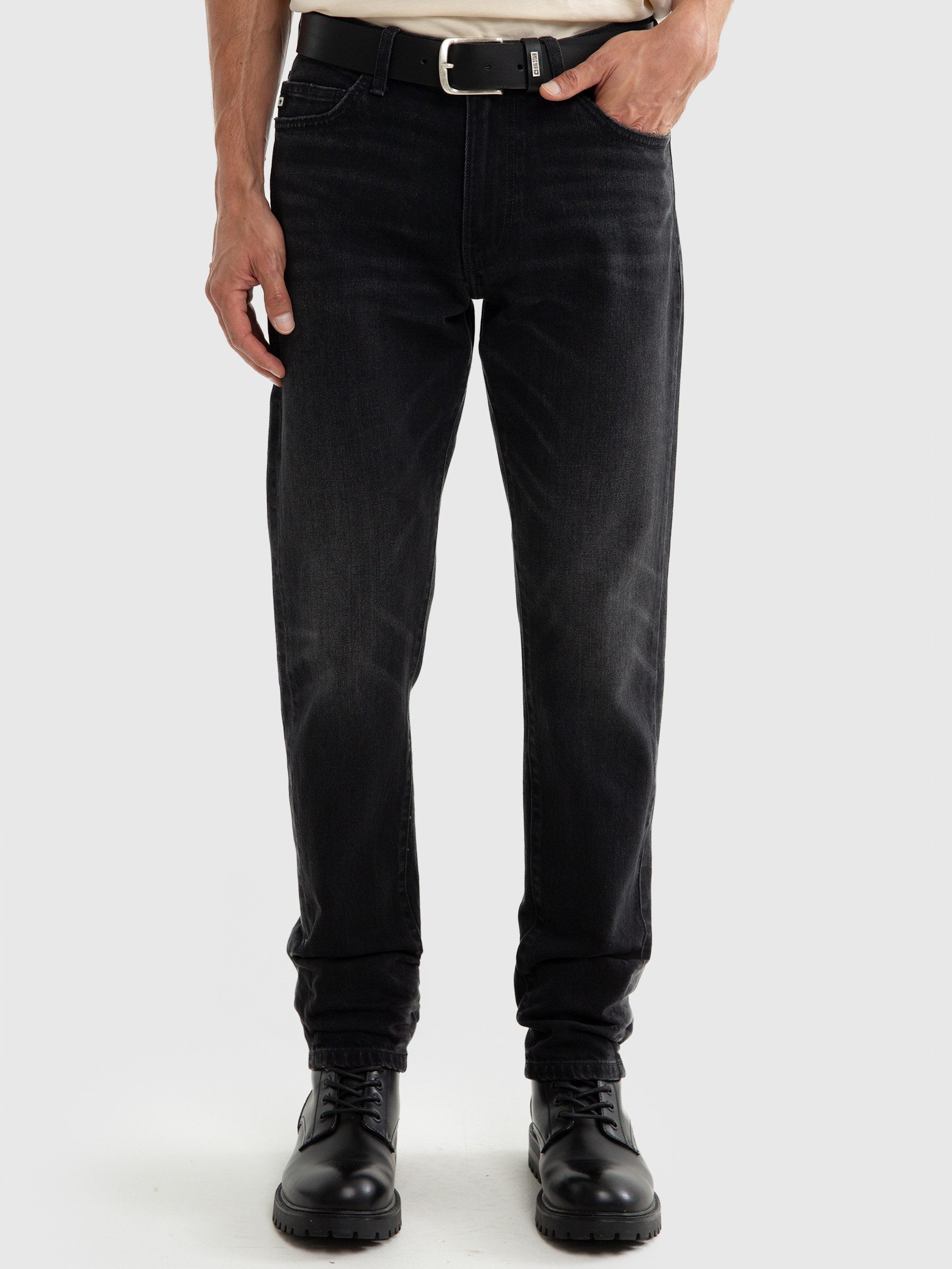 BIG STAR Tapered-fit-Jeans HARPER hohe Leibhöhe günstig online kaufen