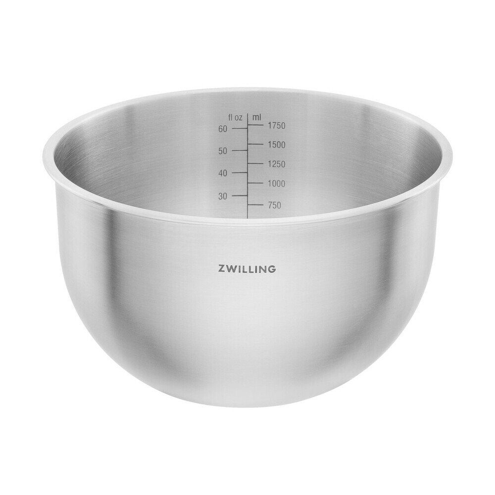 Zwilling Geschirr-Set Vakuum-Schüssel M 18 cm Fresh & Save Bowls edelstahl, Edelstahl