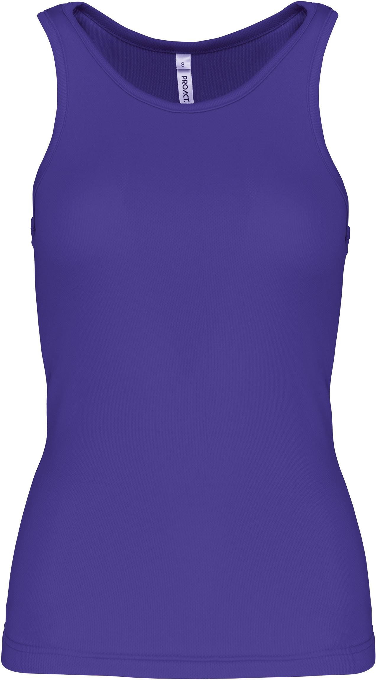 Trainingsshirt Damen Basic Sport Funktionsshirt ärmellos