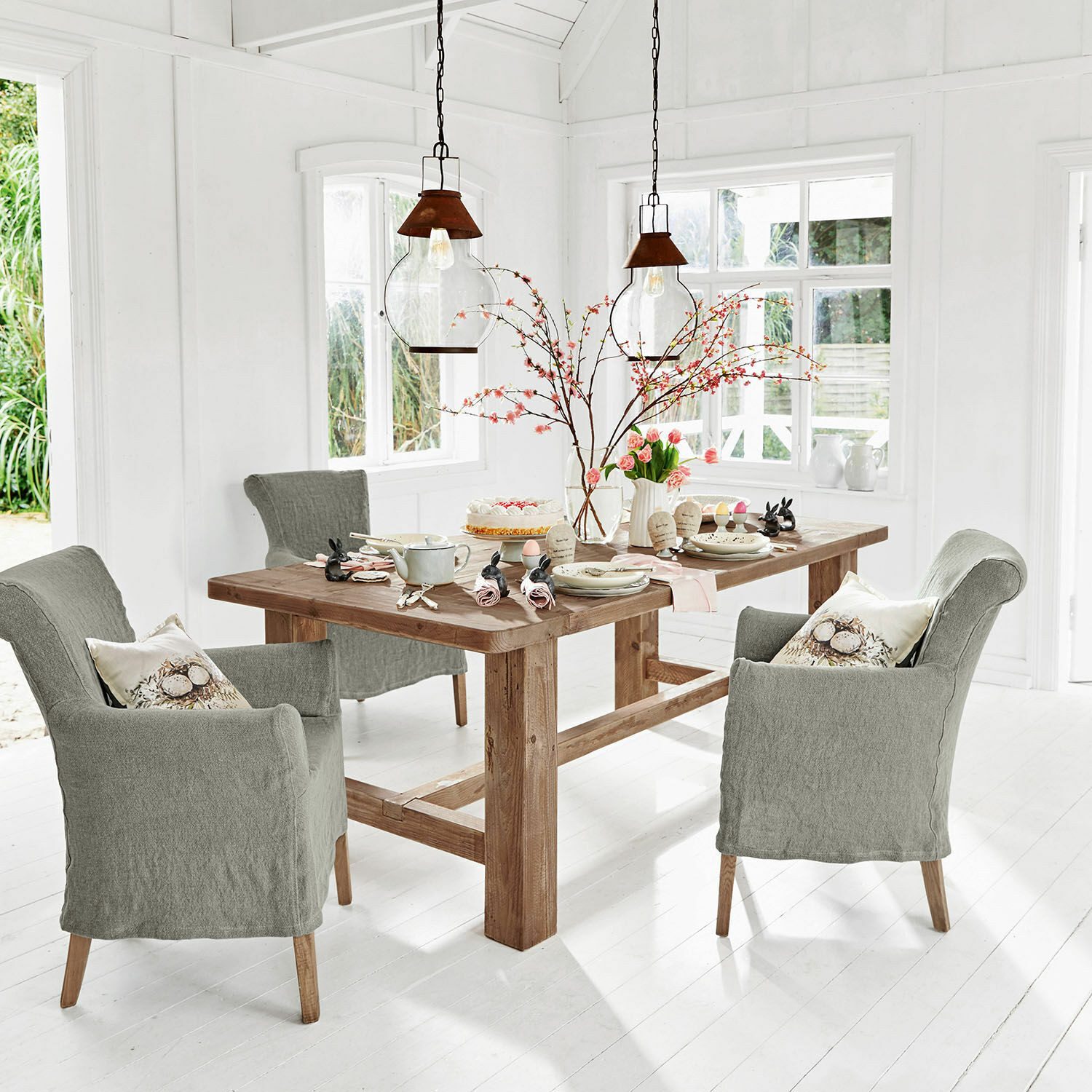 Mirabeau Esstisch Tisch Oteley antikbraun