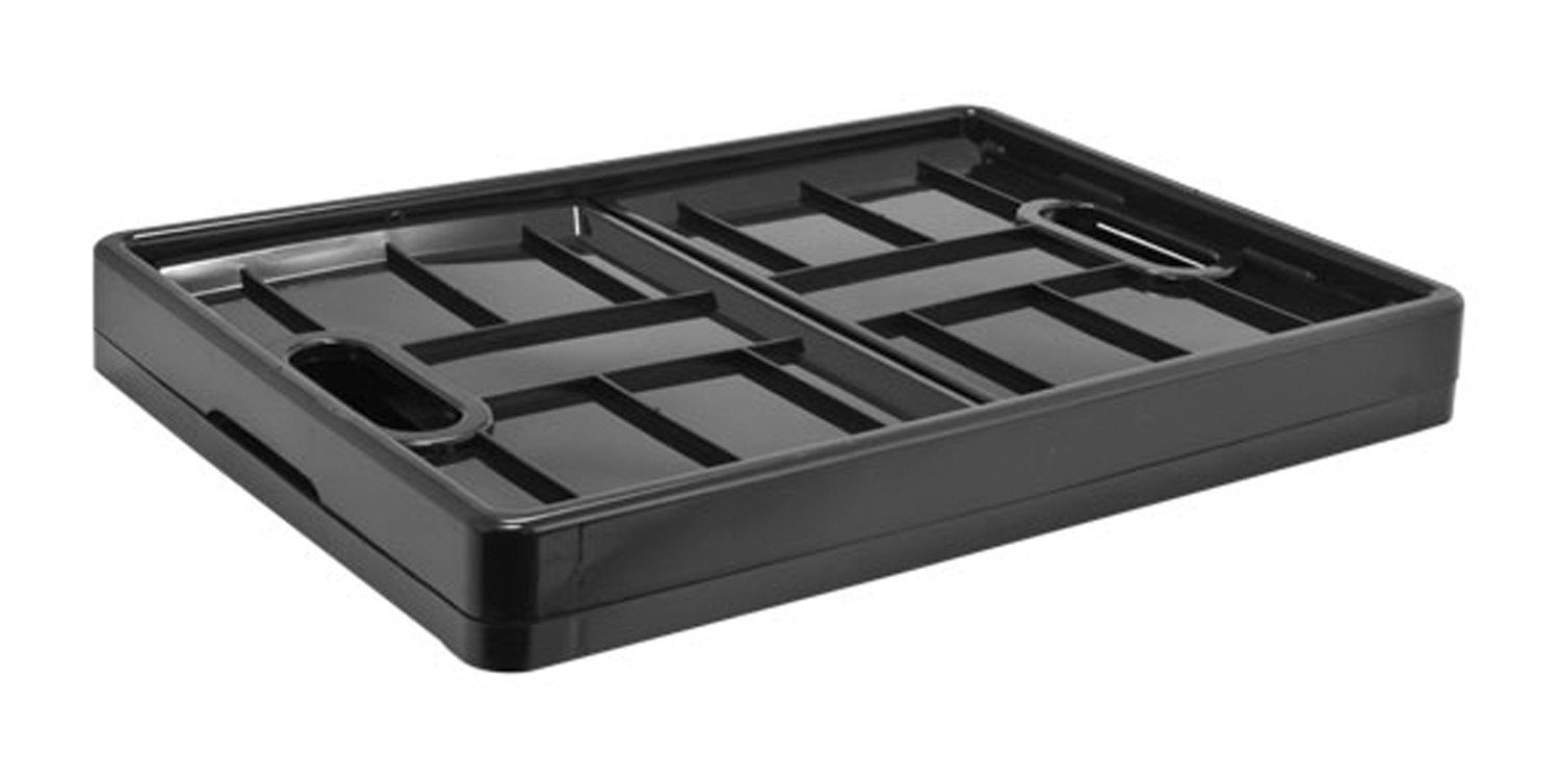 Aufbewahrungsbox LINO, Schwarz, Kunststoff, Klappbar, mit günstig online kaufen