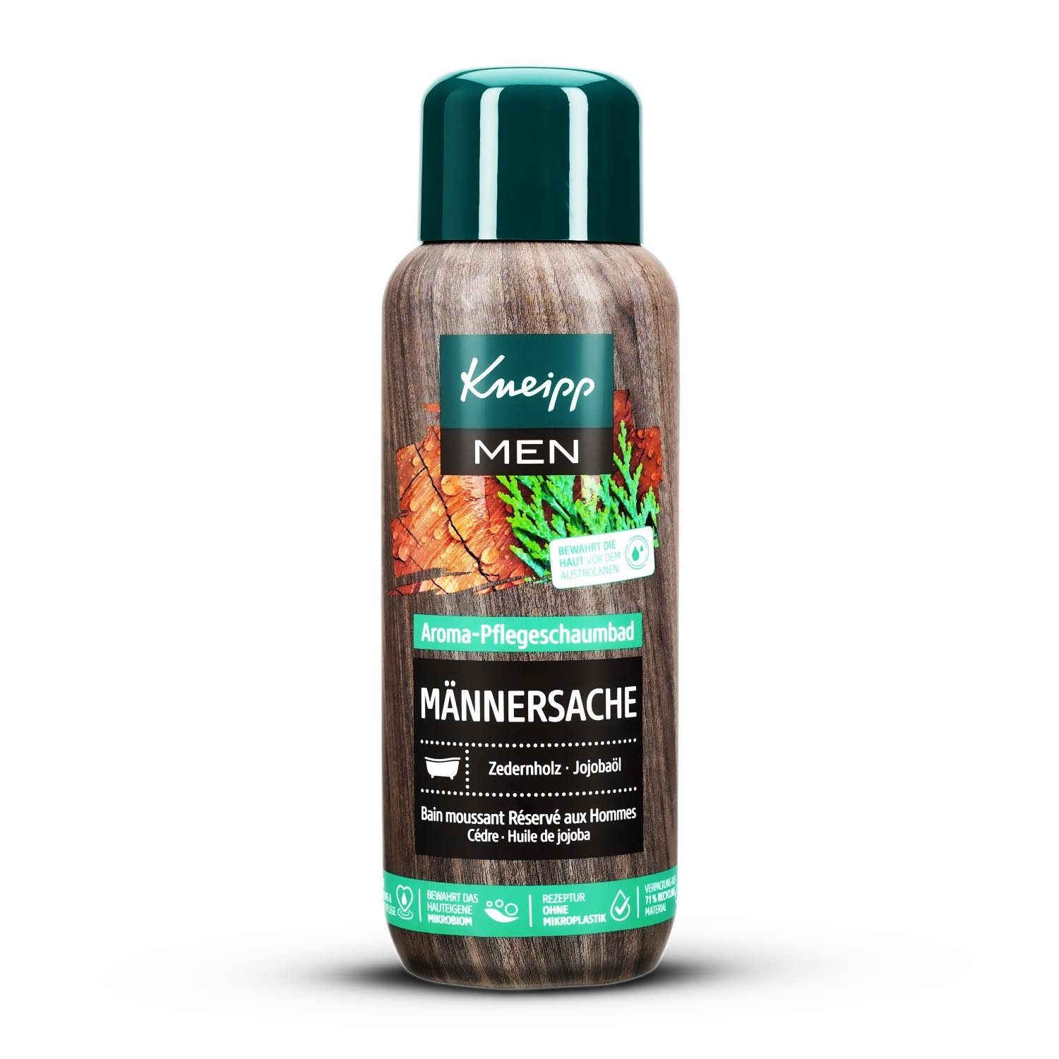 Kneipp Badeschaum KNEIPP Aroma-Pflegeschaumbad Männersache 400ml