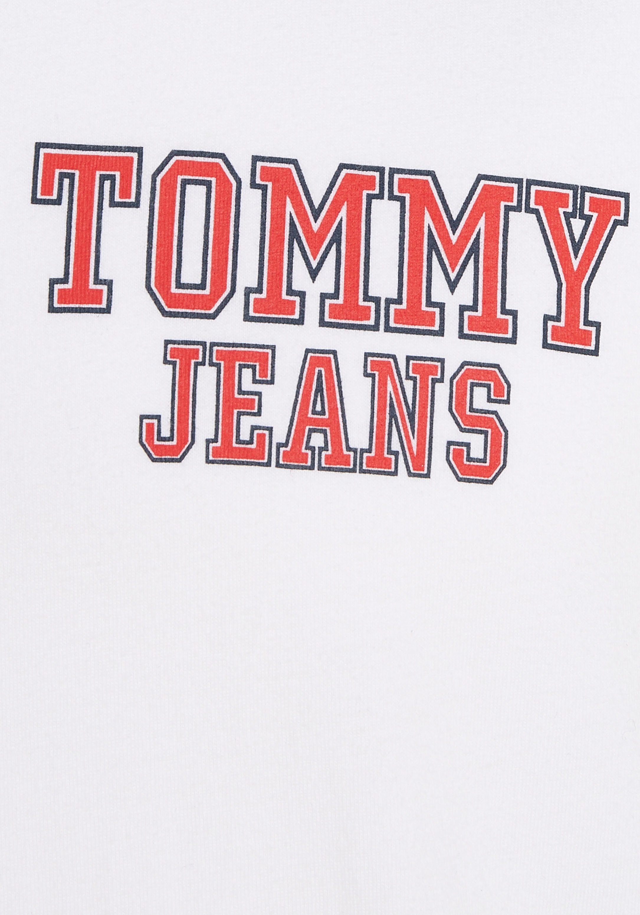 Tommy Jeans T-Shirt TJ White TANK RLXD TJM mit BASKETBALL Rundhalsausschnitt