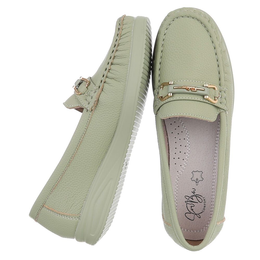 Ital-Design Komfortabler Schuh mit profilierter Sohle für Damen Slipper (91 günstig online kaufen