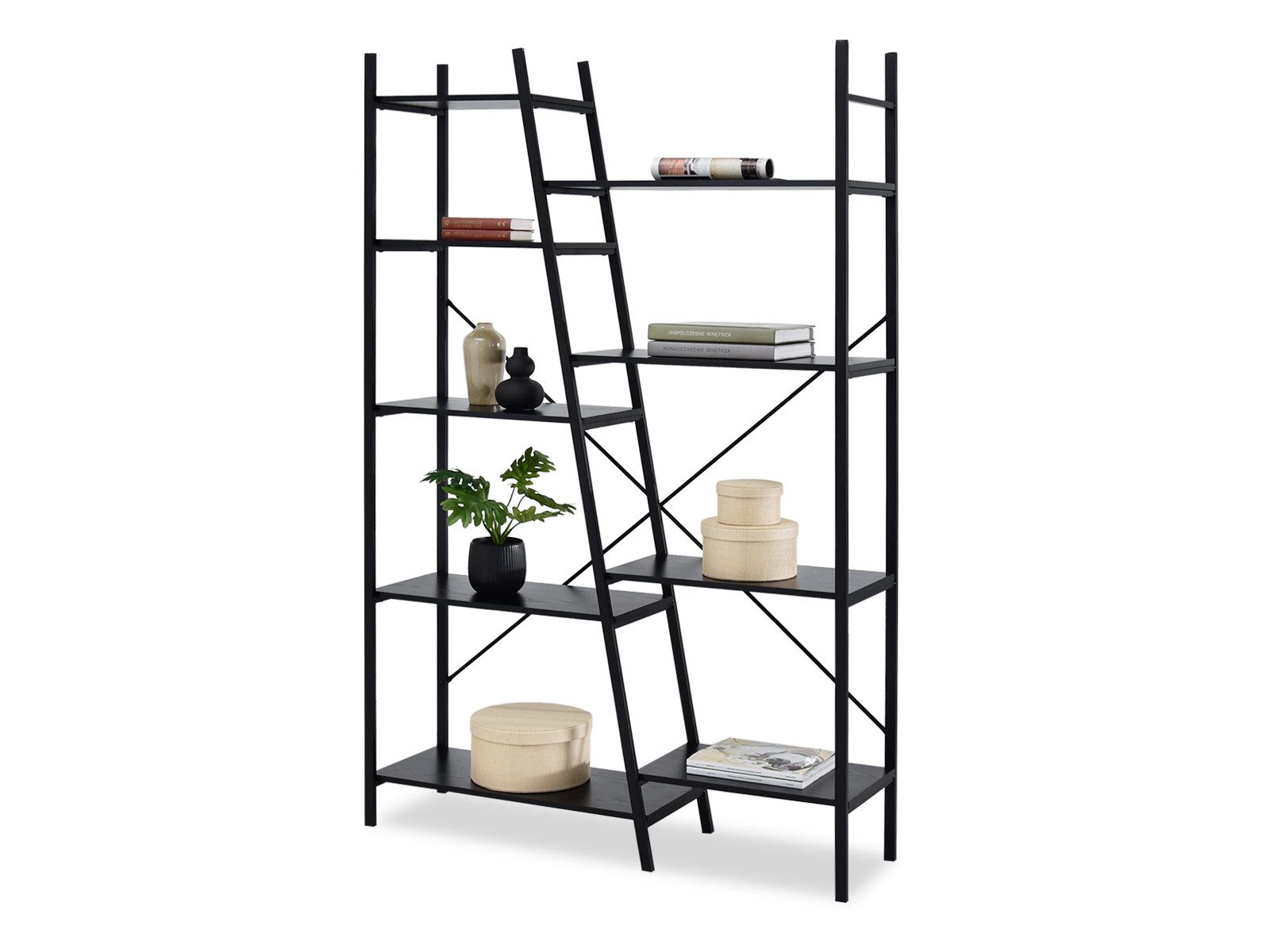 Compleo Bücherregal Blumenständer, Loft design, Breite: günstig online kaufen