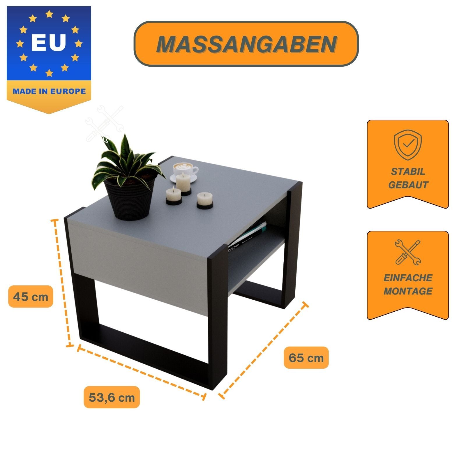 Raumhirsch Furniture Couchtisch Karo65 modern & günstig online kaufen