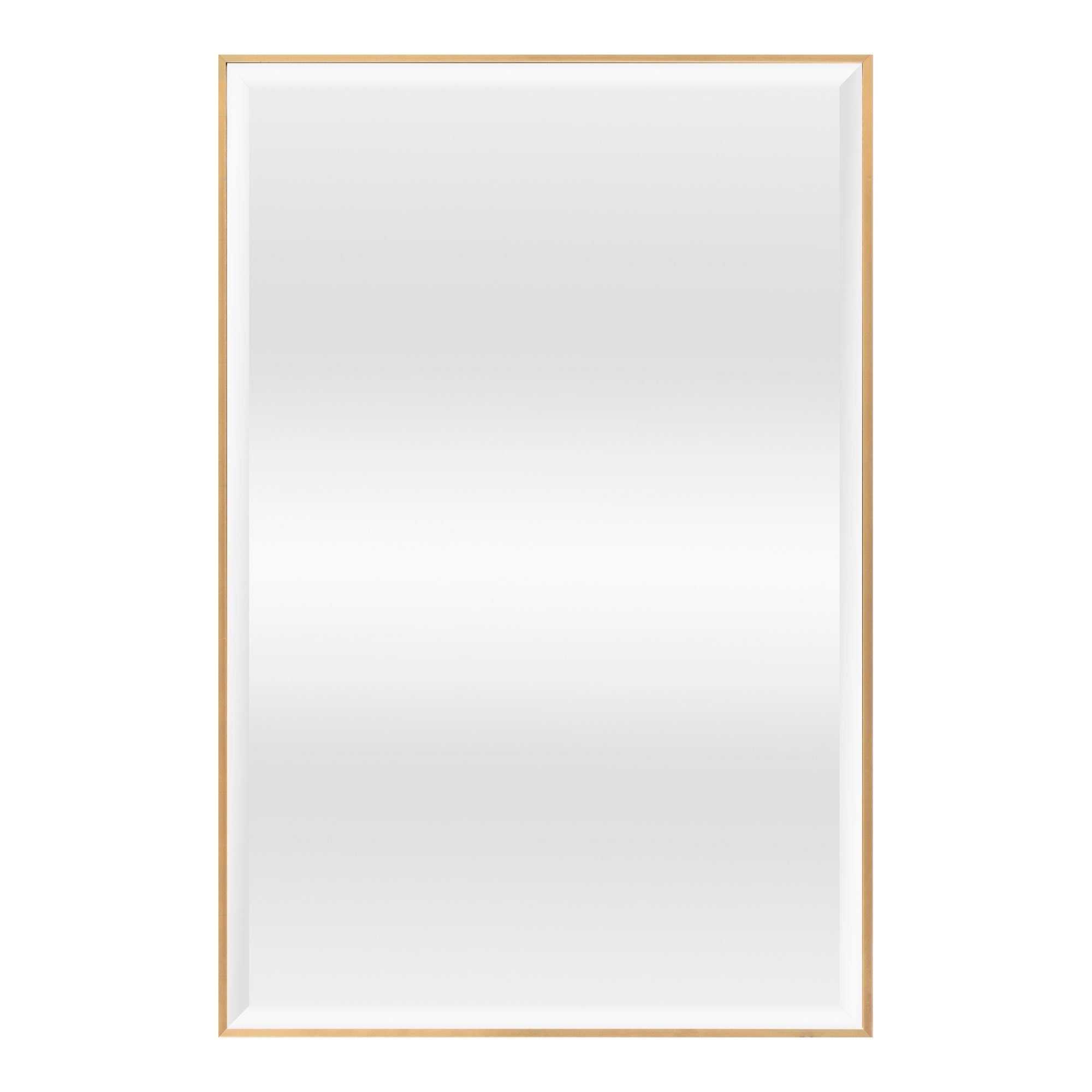 en.casa Wandspiegel, »Novoli« Spiegel 50 mit Badezimmerspiegel Rahmen 70 Goldfarben x cm