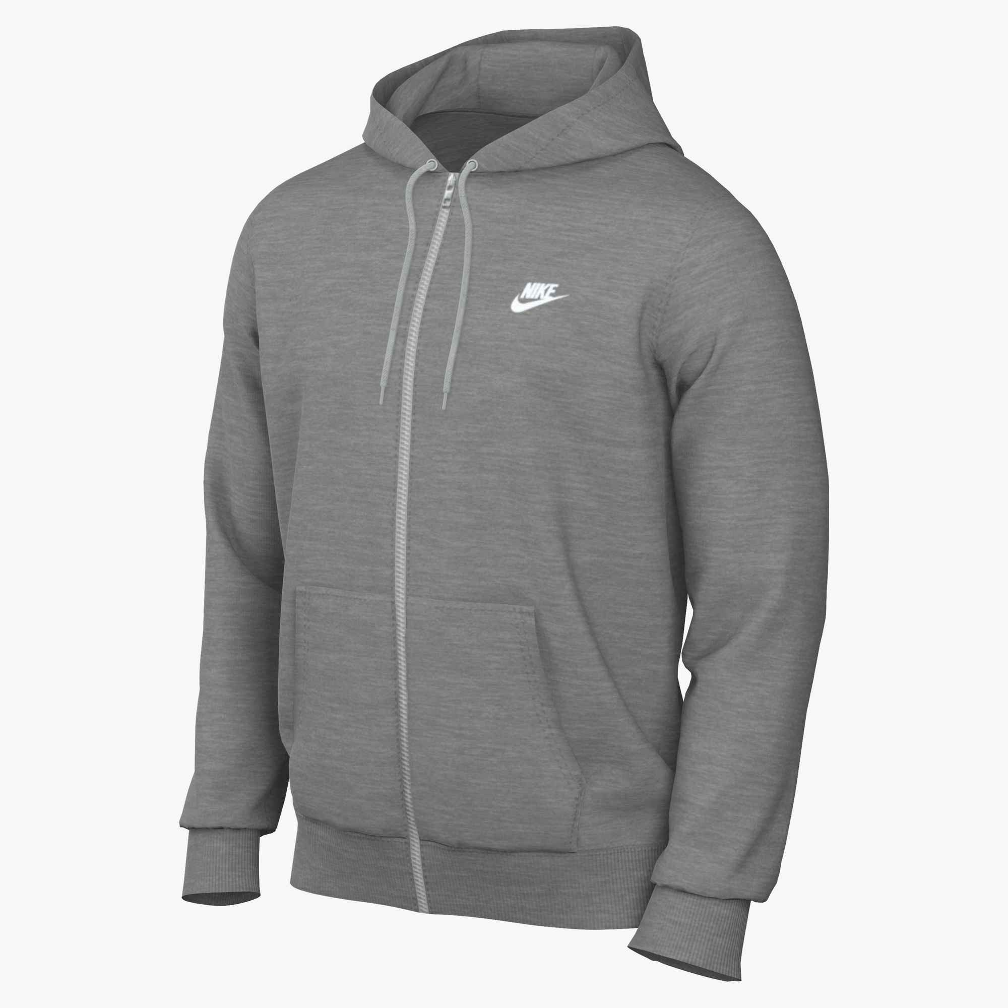 Nike Sportswear Kapuzensweatshirt M NK CLUB BB FZ HOODIE sportlicher Stil, für sportliche Aktivitäten und Freizeit