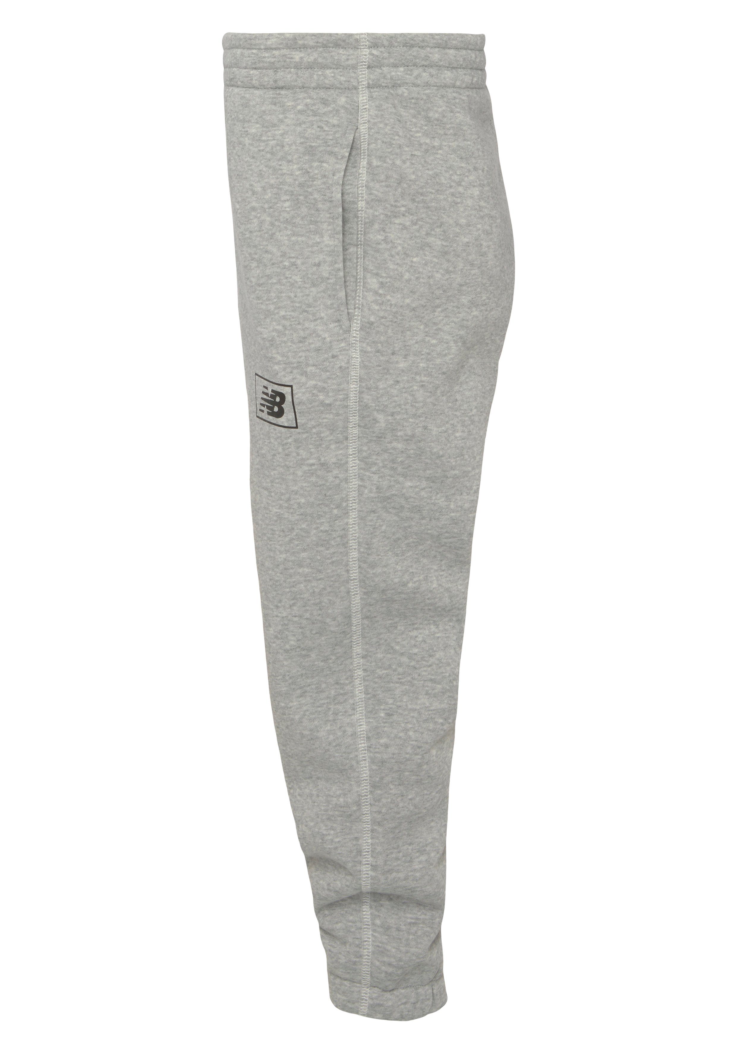 New Balance grey Essentials athletic Pant Sweathose Back Brushed
