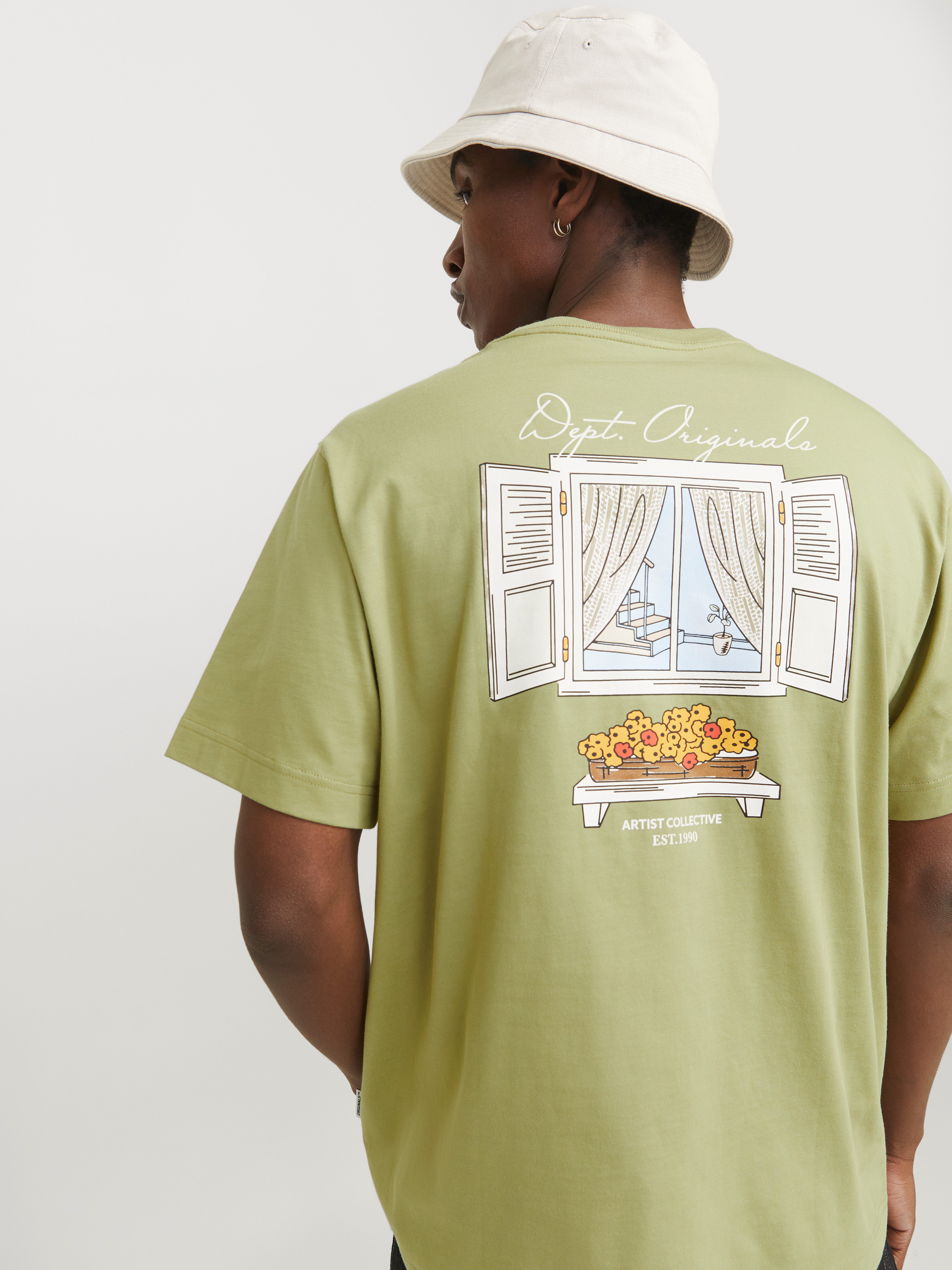 Jack & Jones T-Shirt JORISLINGTON BACK TEE SS CREW NECK SN günstig online kaufen