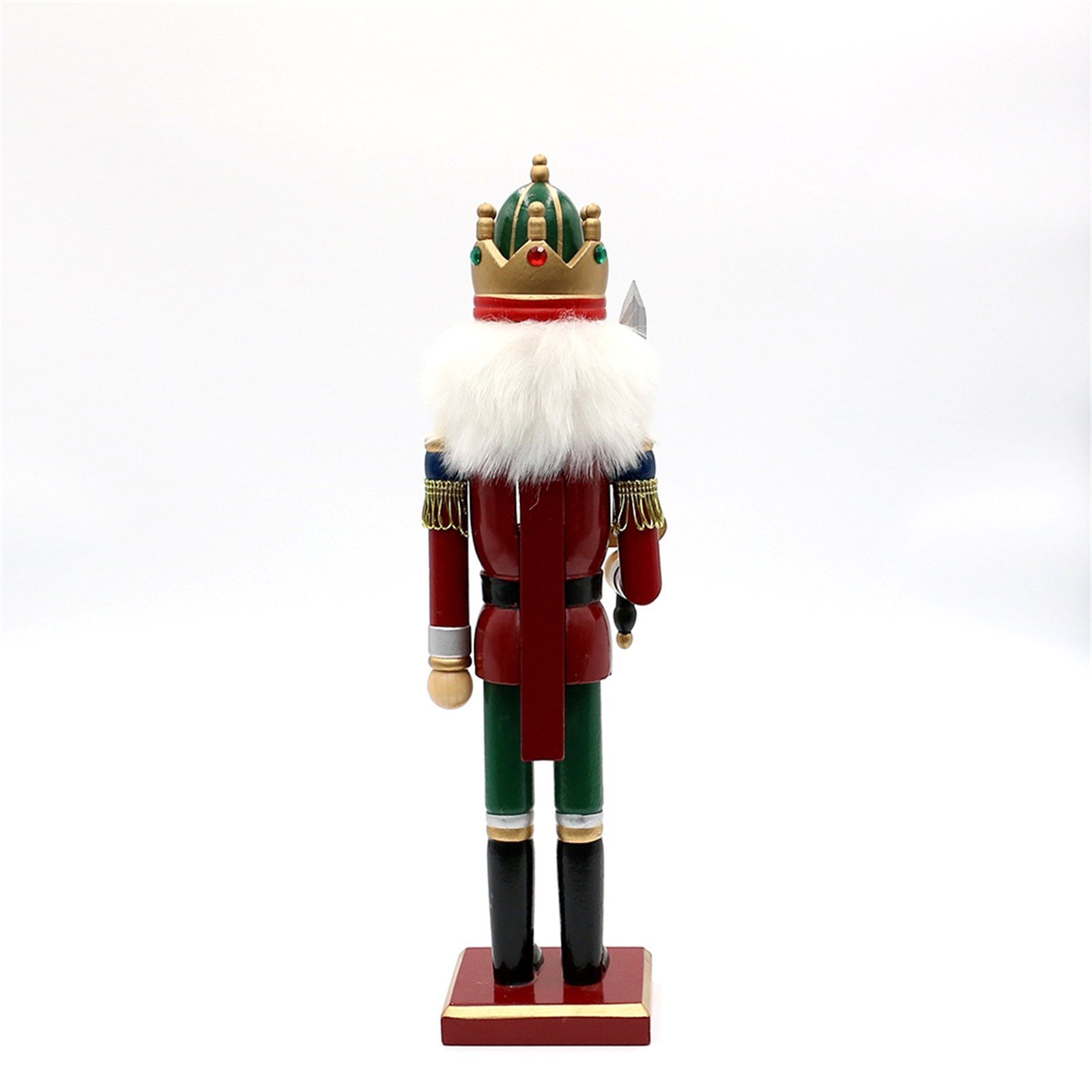 SIGRO Weihnachtsfigur Weihnachts-Nussknacker, mittel Schwert altdeutsch (1 St) mit