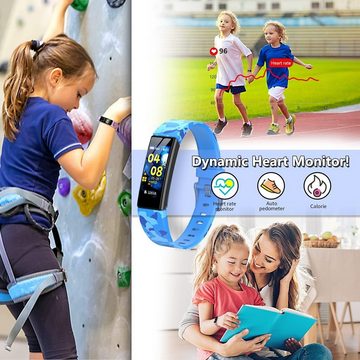 HOFIT mit 2 Armbändern, Geschenke für Jungen und Mädchen Smartwatch (Android iOS), Kinder schrittzählern herzfrequenz schlafmonitor jungen und mädchen