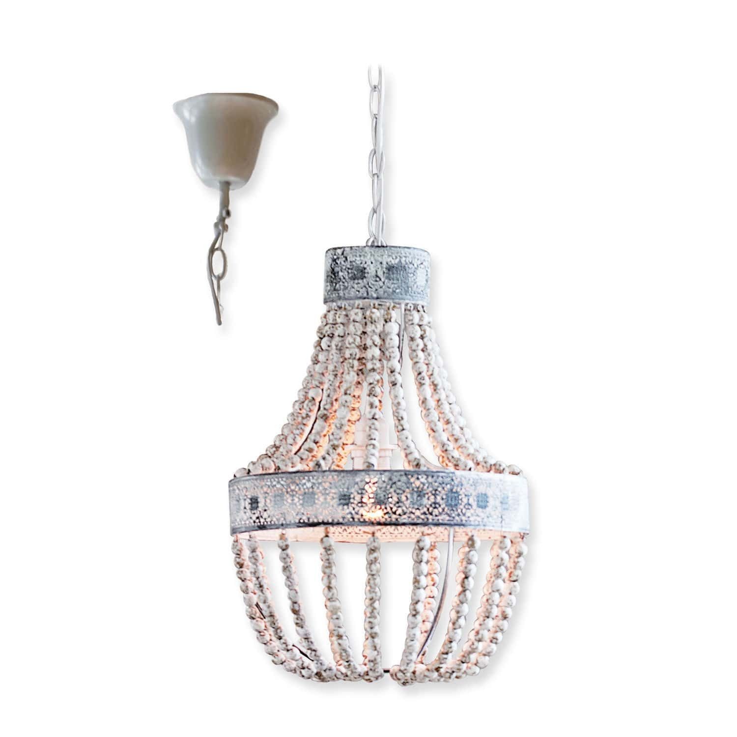 Mirabeau Hängeleuchten Hängelampe Valcourt antikweiß günstig online kaufen