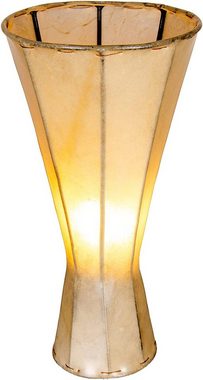 Marrakesch Orient & Mediterran Interior Stehlampe Hennalampe Jinjin 40cm, Marokkanische Leder Vintage Stehlampe