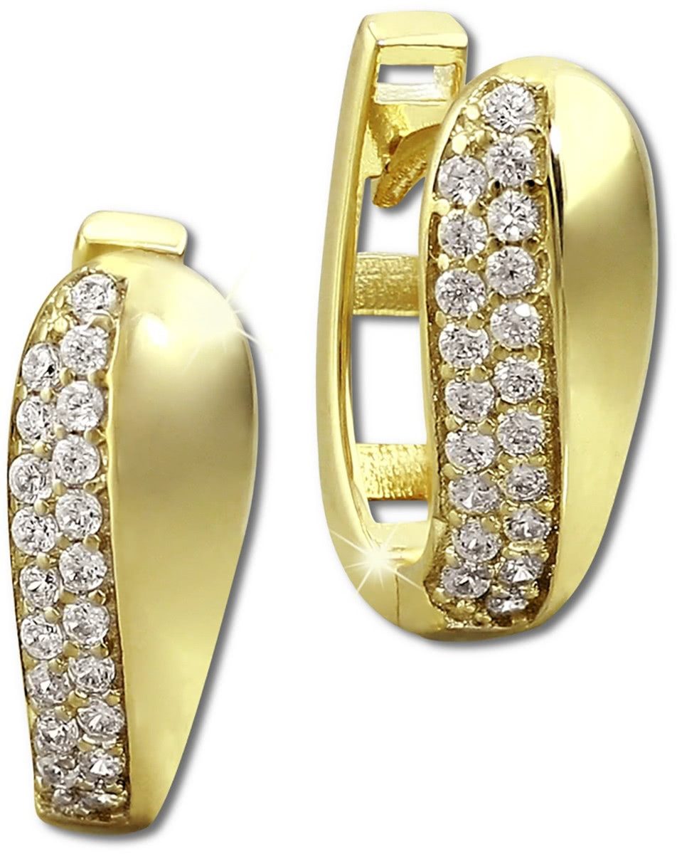 GoldDream Paar Creolen GoldDream Glamour Ohrringe günstig online kaufen