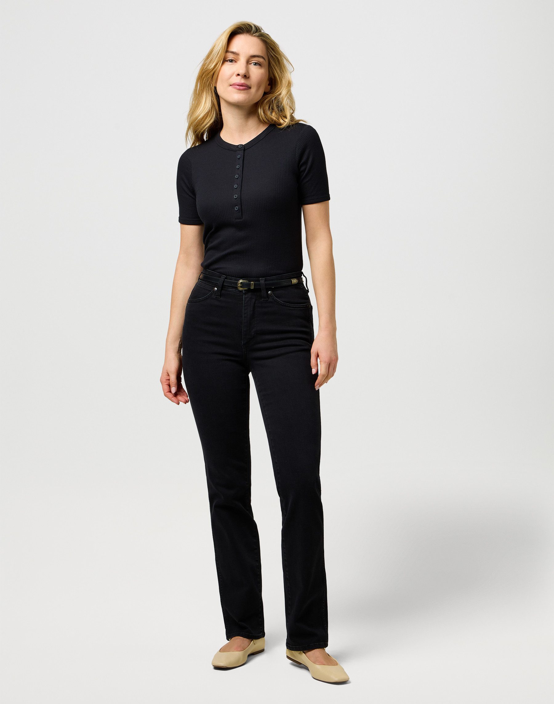 Wrangler Straight-Jeans im Five-Pocket Style