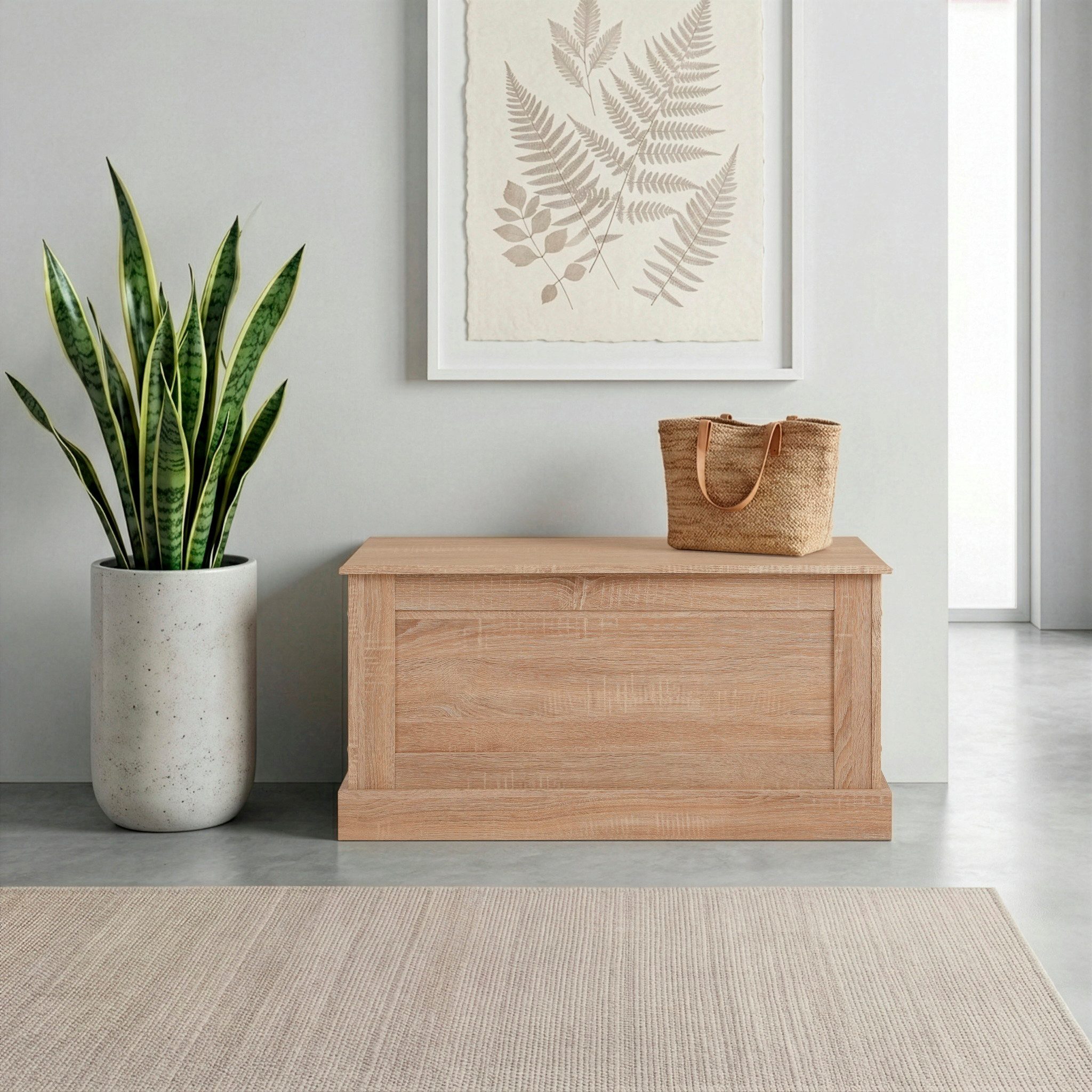 OTTO home Sitzbank Binz, zwei unterschiedliche Farbvarianten, mit Stauraum, Breite 90 cm