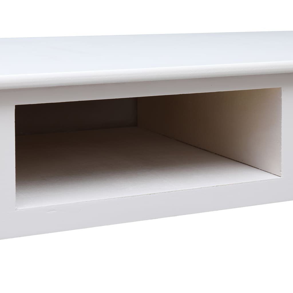vidaXL Schreibtisch Schreibtisch Weiß 110×45×76 cm | Holz Weiß Weiß