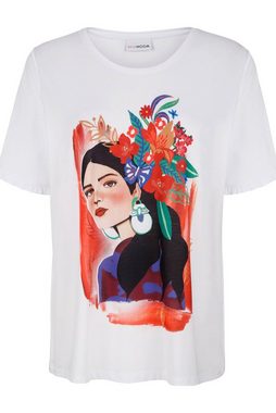 MIAMODA Rundhalsshirt T-Shirt Frauen-Motiv Halbarm