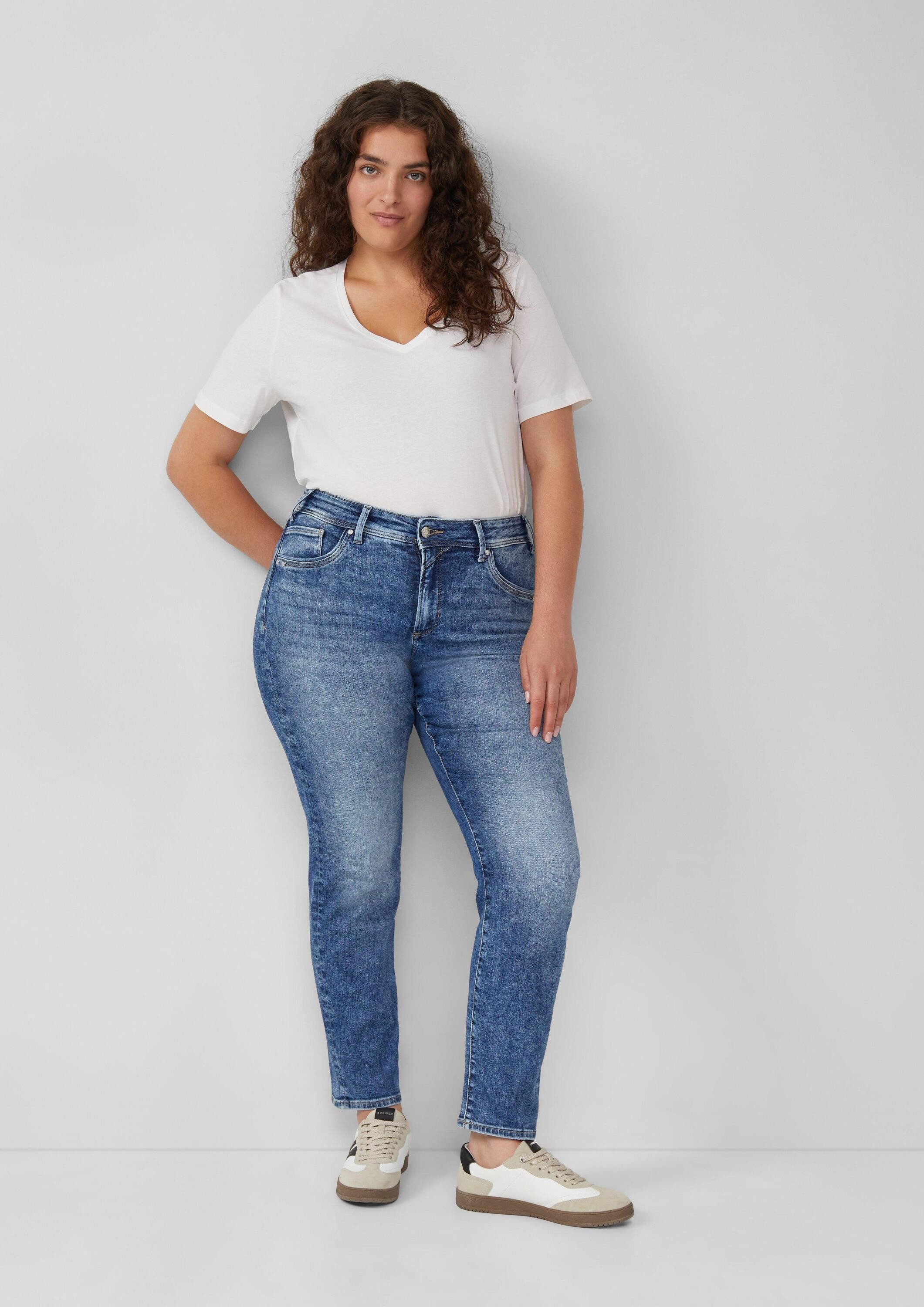 s.Oliver Slim-fit-Jeans Jeans-Hose Jeans / Mid Rise / Slim Fit