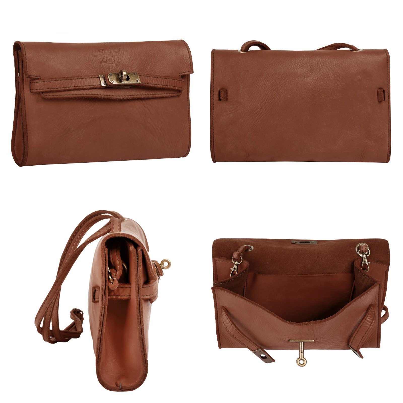 Samantha Look Umhängetasche, echt Leder, Made günstig online kaufen