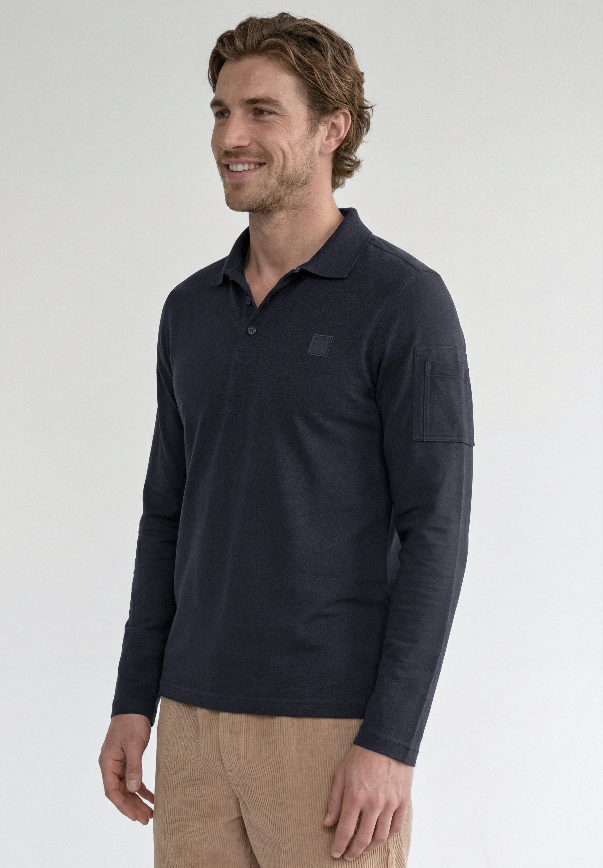STREET ONE MEN Poloshirt aus reiner Baumwolle