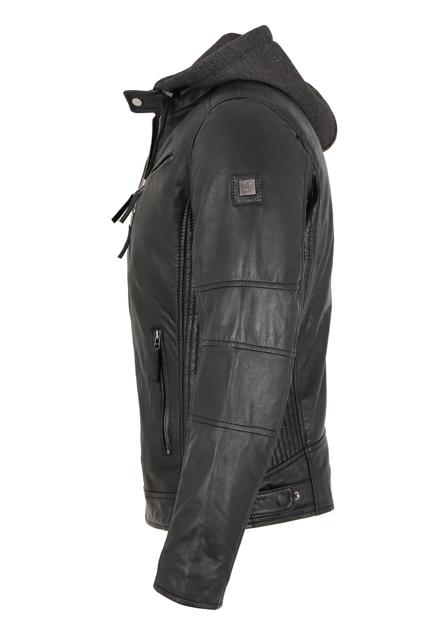 Otto Kern Lederjacke Lando/M OTTO KERN - Herren Lederjacke Kapuze Lammnappa günstig online kaufen