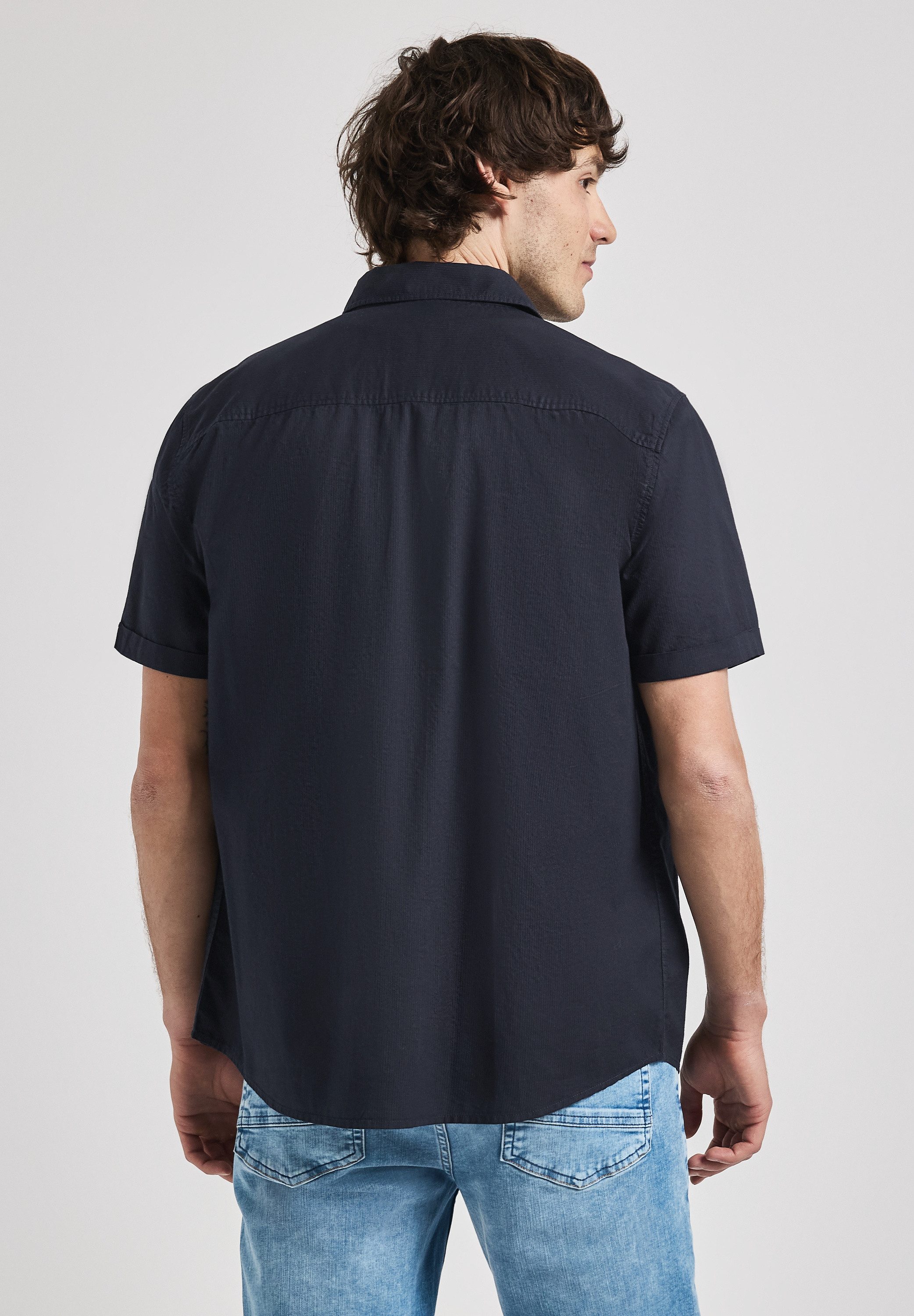 STREET ONE MEN Kurzarmhemd mit Brusttaschen günstig online kaufen