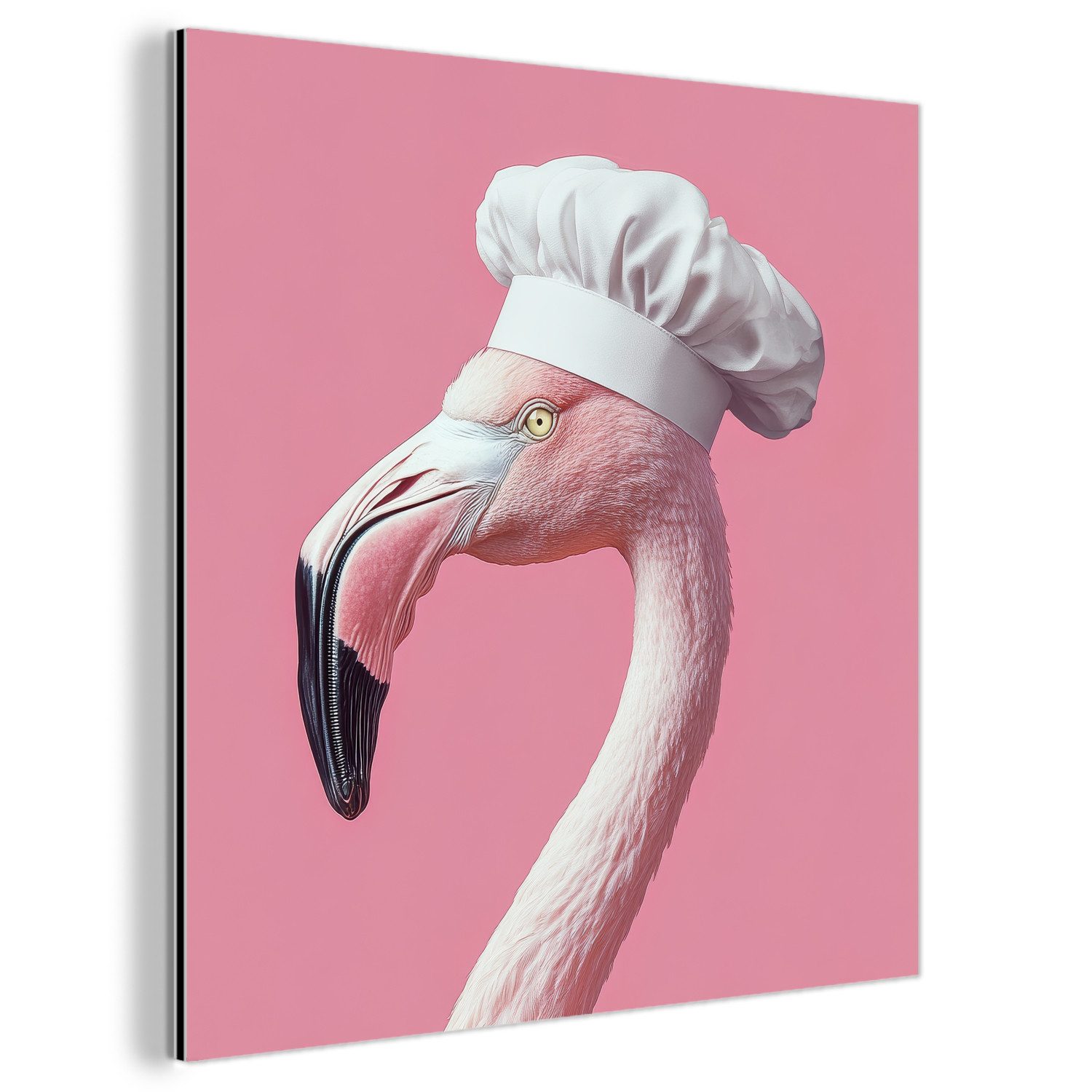 MuchoWow Metallbild Flamingo - Rosa - günstig online kaufen