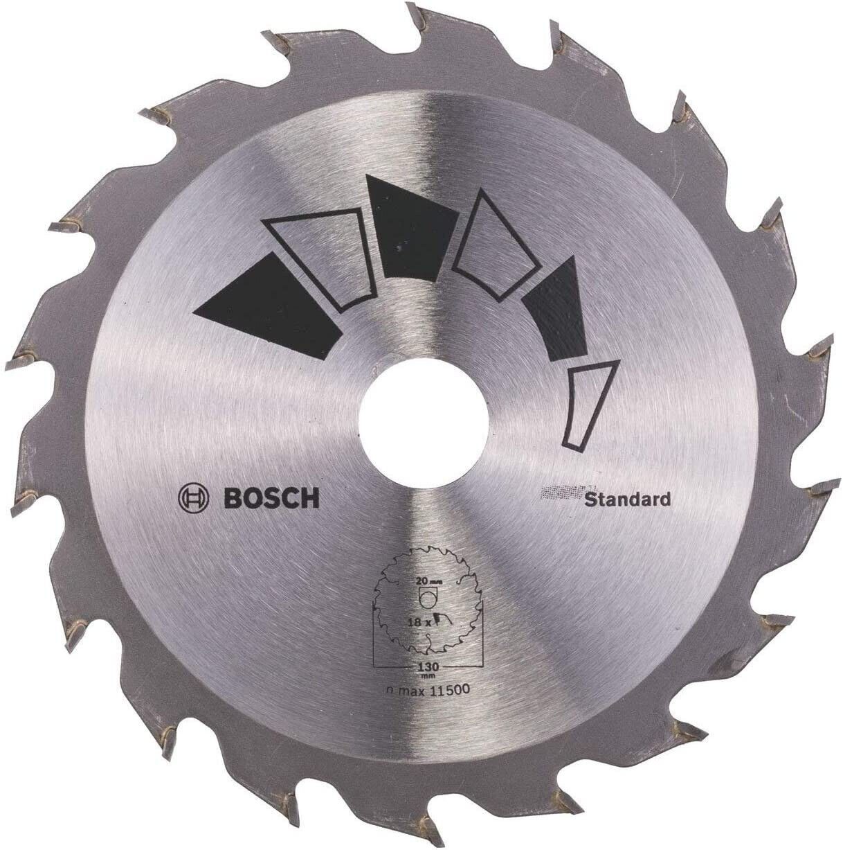 BOSCH Bohrfutter Bosch 2609256802 Kreissägeblatt Basic 130 x 2.2 x 20/16,Z18