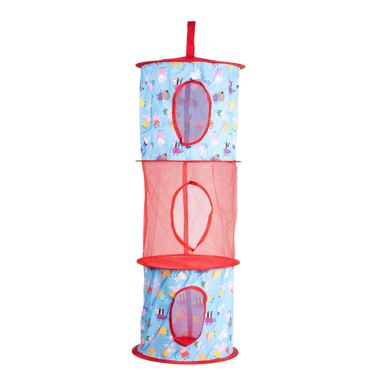 United Labels® Aufbewahrungsbox Peppa Wutz - Hängeaufbewahrung 3 Fächer 27,5 x 75 cm