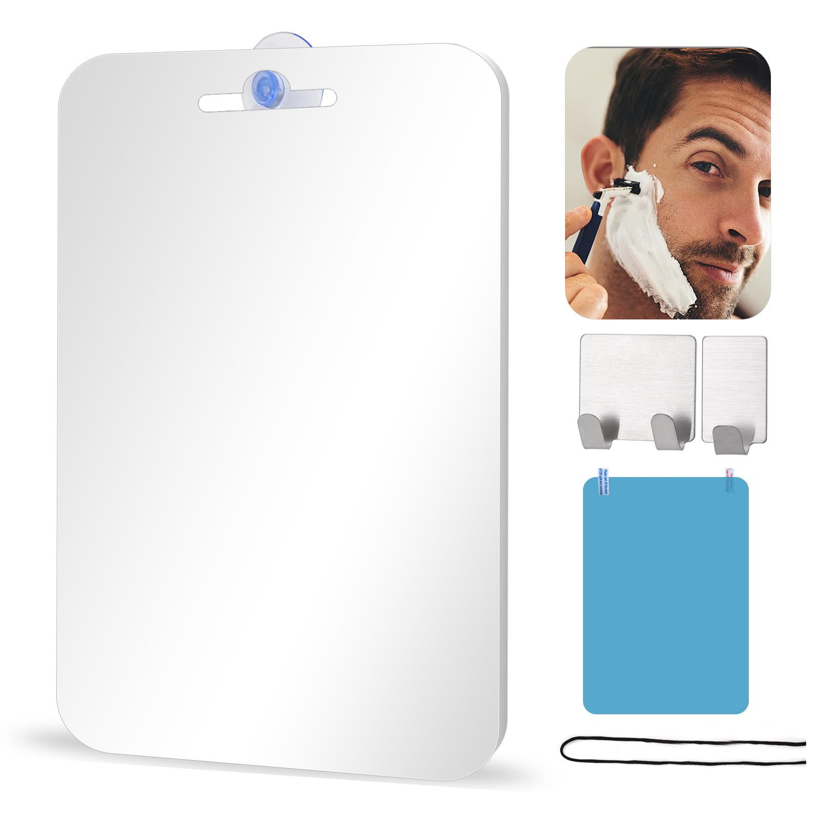 Coonoor Schminkspiegel Acryl Schminkspiegel, Anti-Beschlag Duschspiegel, Re günstig online kaufen