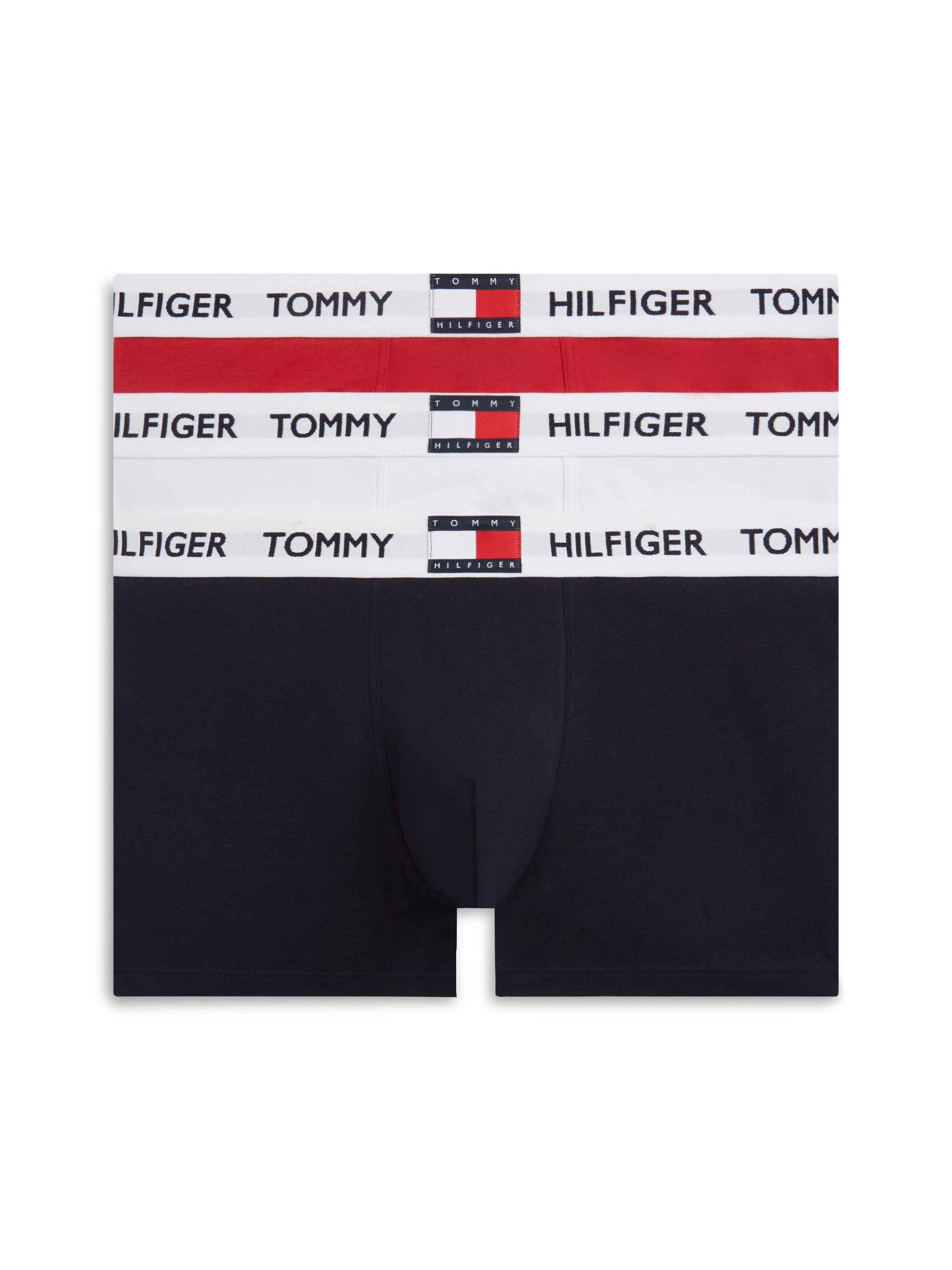 Tommy Hilfiger Underwear Trunk (3-St) Körpernahe Passform mit elastischem Bund