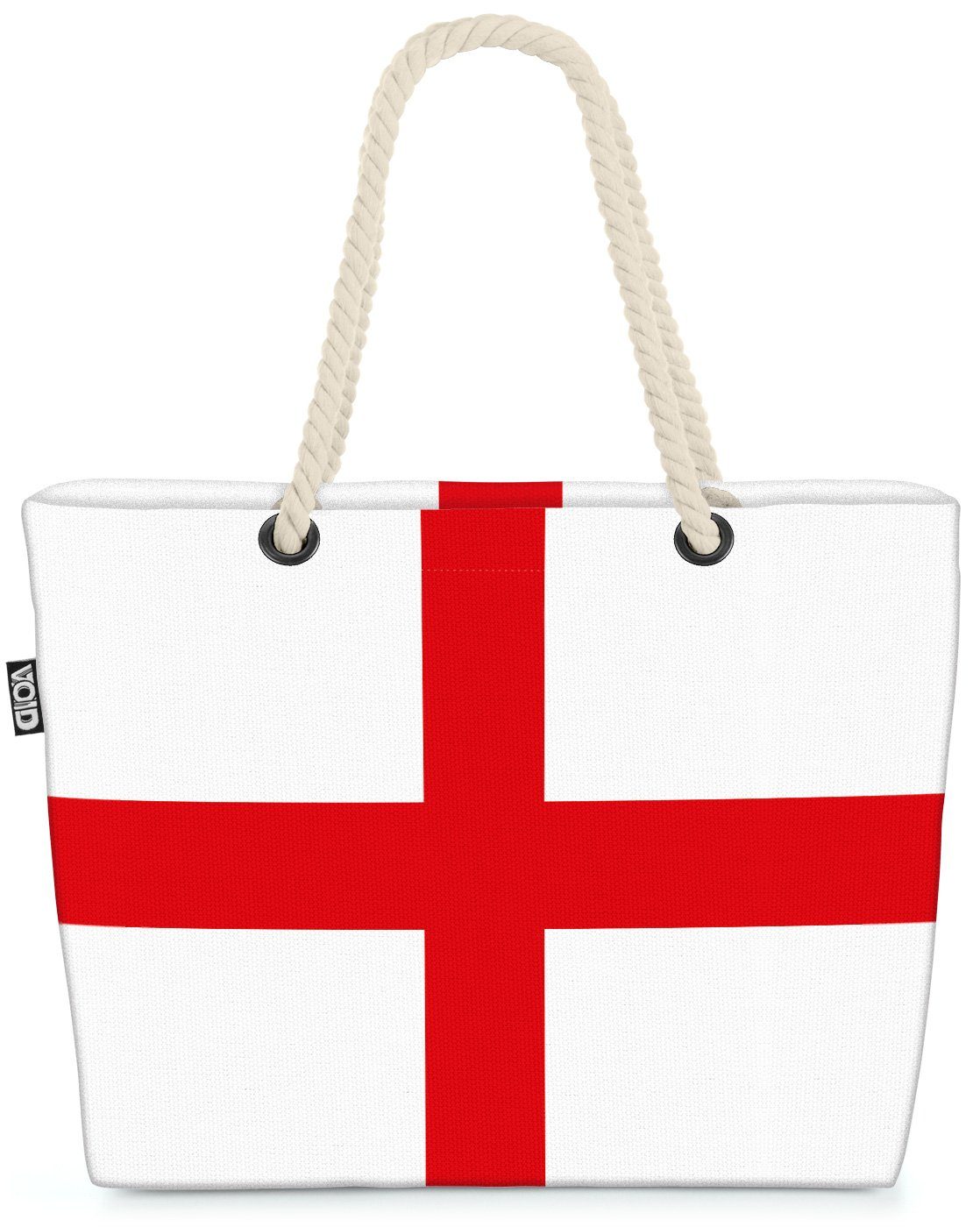 VOID Strandtasche (1-tlg), England Flagge EM WM Three Lions Fahne