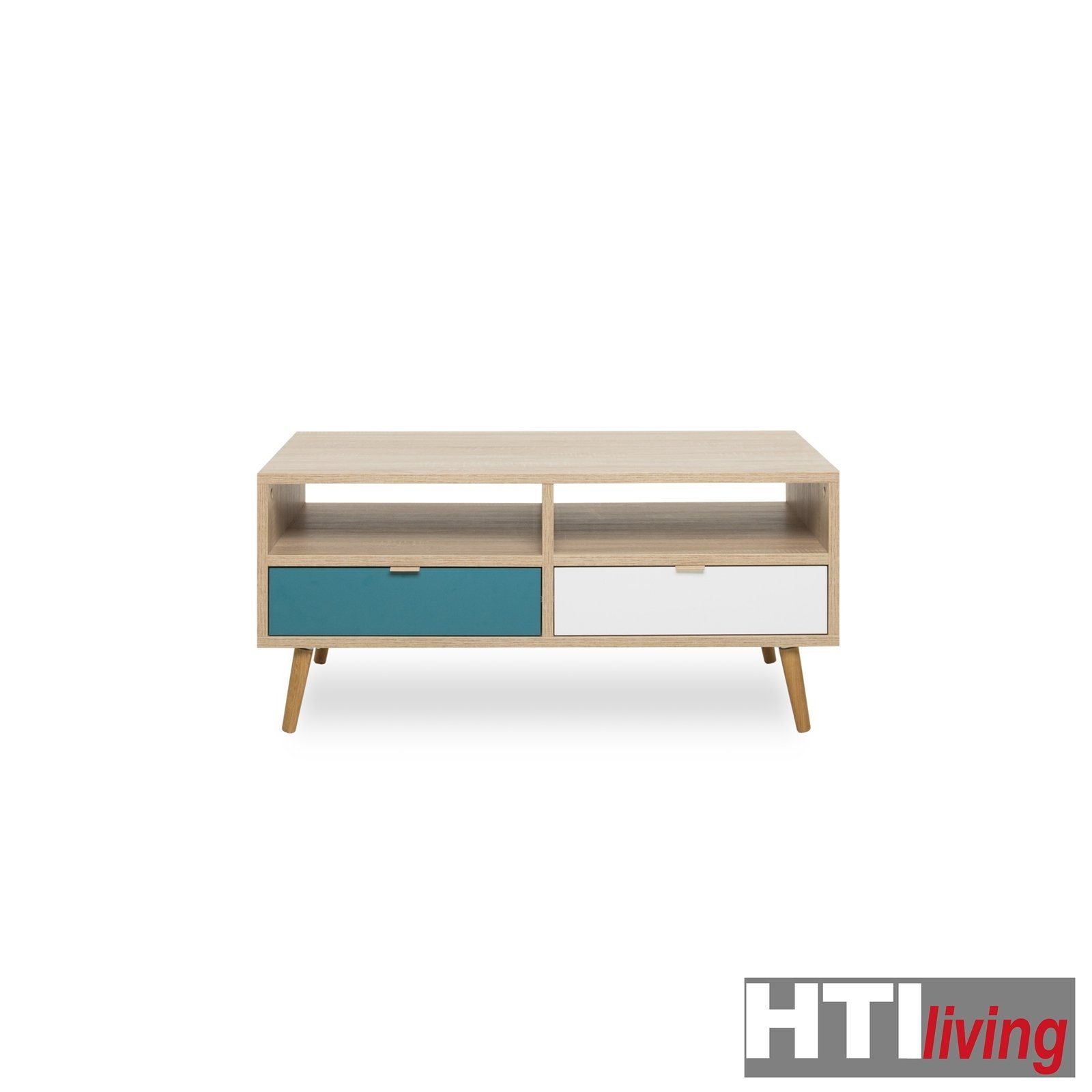 HTI-Living Couchtisch Couchtisch Cuba mit 2 Fächern und 2 Schubkästen (1-St., 1 Couchtisch)