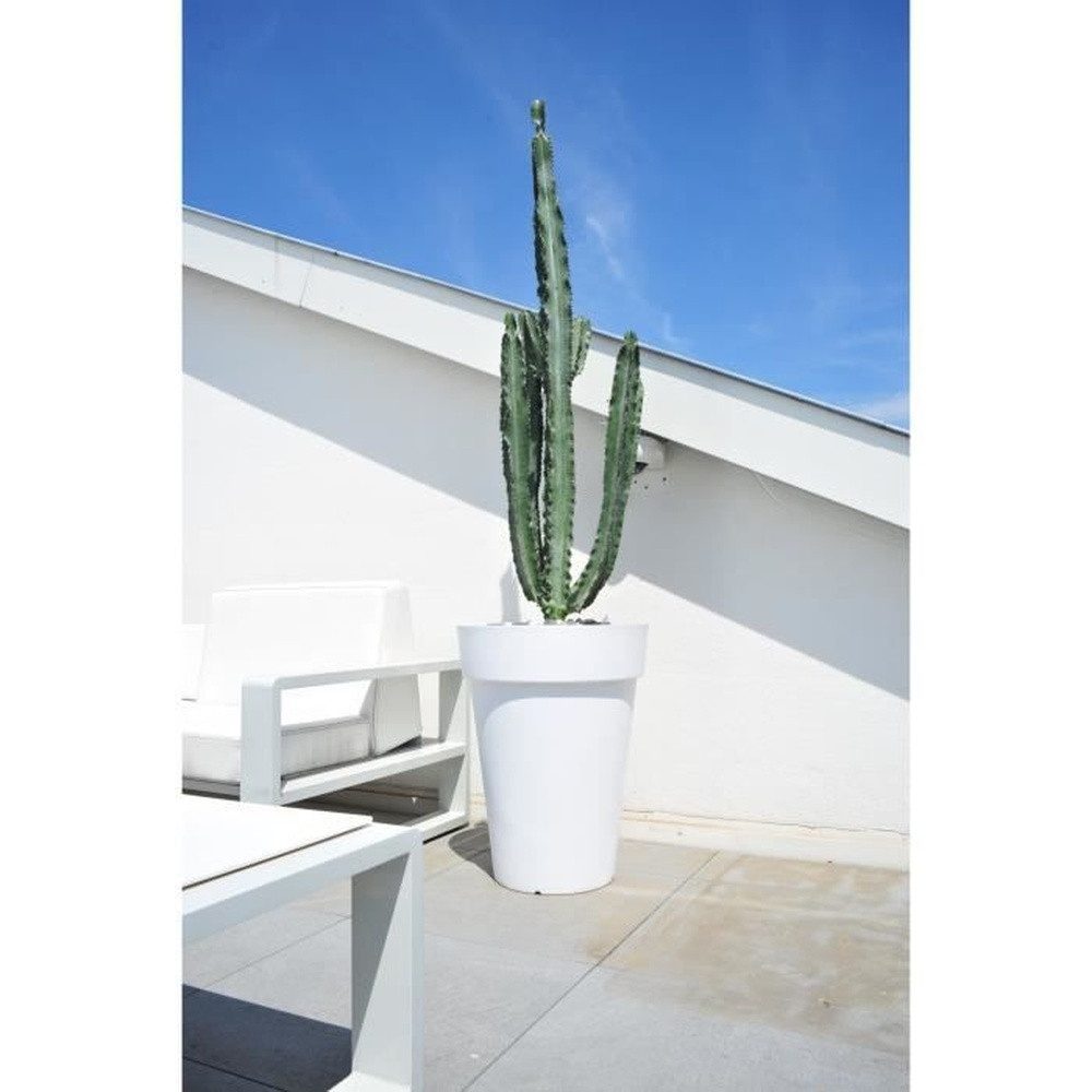 Riviera System Blumentopf Riviera Topf Solilla Hoch - 53 cm - Weiß