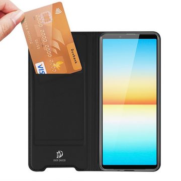Dux Ducis Handyhülle Buch Tasche für Xiaomi Poco F4 GT schwarz 6,67 Zoll, Kunstleder Schutzhülle Handy Wallet Case Cover mit Kartenfächern