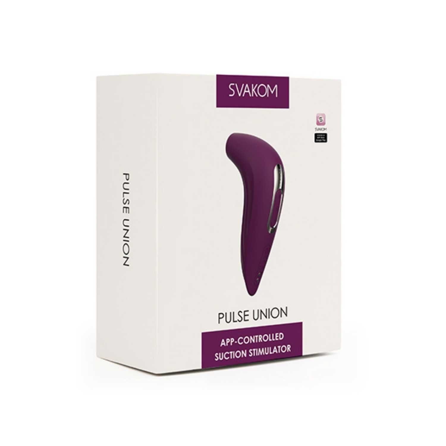 Svakom Klitoris-Stimulator Svakom Pulse Union Intensitäten 5 - violett, Luftdruck-Vibrator