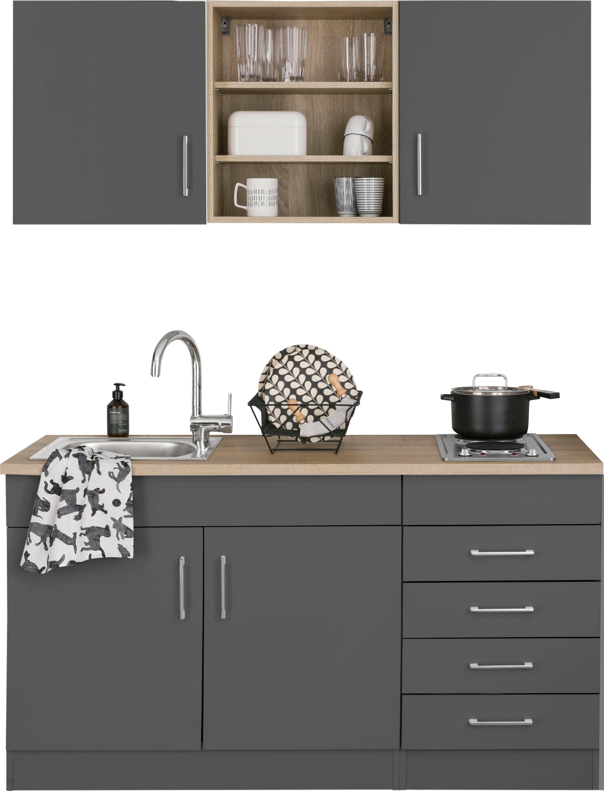 KOCHSTATION Pantryküche KS-Mali, Breite 150 cm, günstig online kaufen