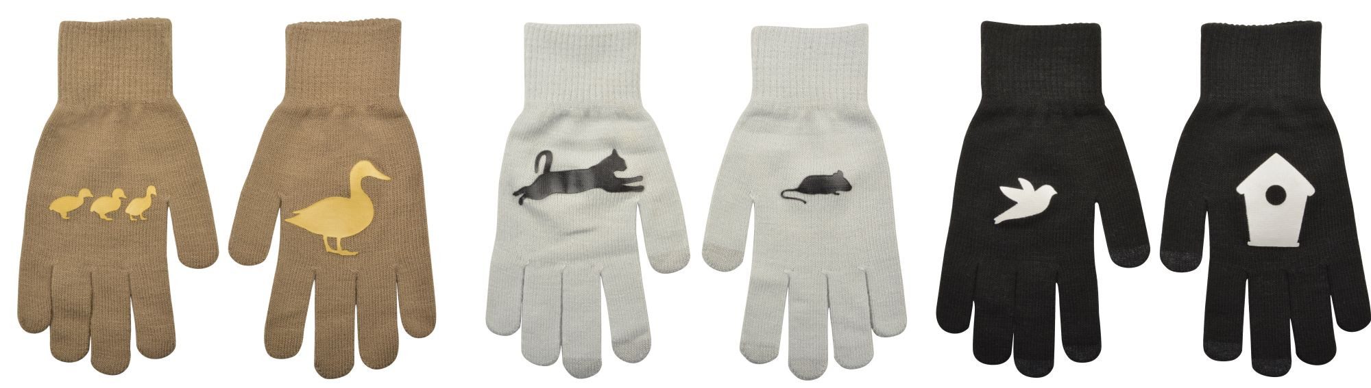 esschert design Gartenhandschuhe Handschuhe anschließendes Muster, mit Bund
