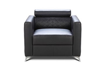 JVmoebel Sessel Sessel Designer Stuhl Polster Relex 100% Italienisches Leder Lounge