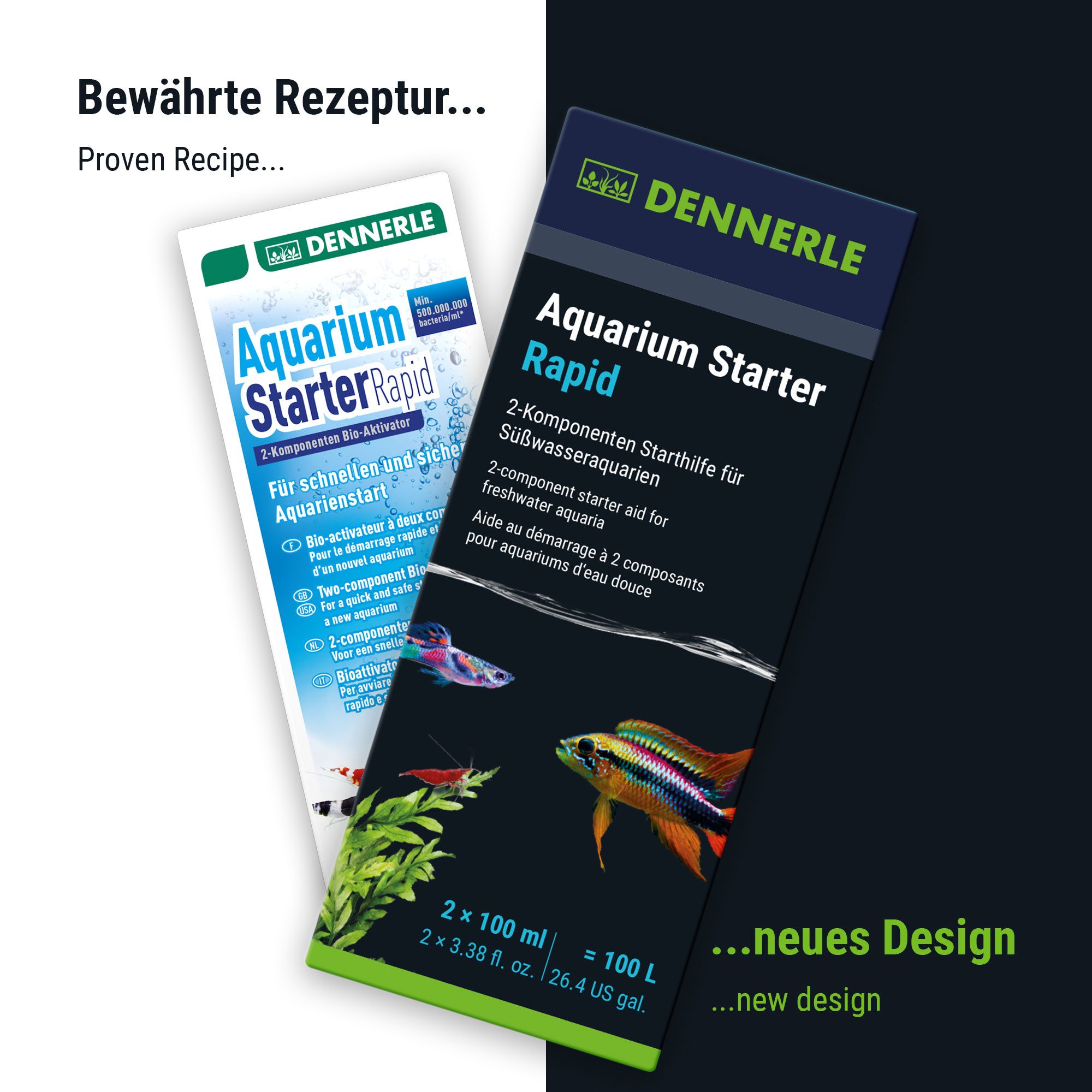 DENNERLE Aquariumpflege Aquarium Starter Rapid, 200ml, flüssig, Starter
