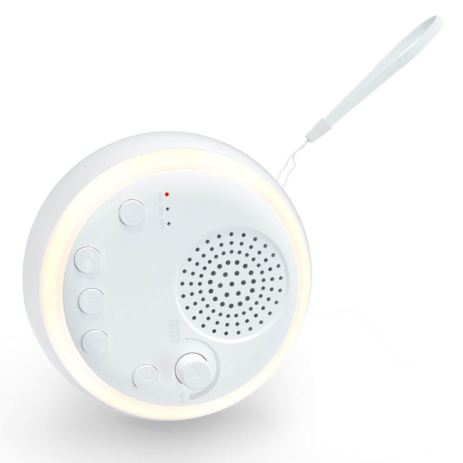 Schlaftherapie Einschlafhilfe Geräusche,Tragbarkeit) XDOVET - (mit Noise Nachtlicht,Beruhigende Sound Baby 2 Lautsprecher Machine White