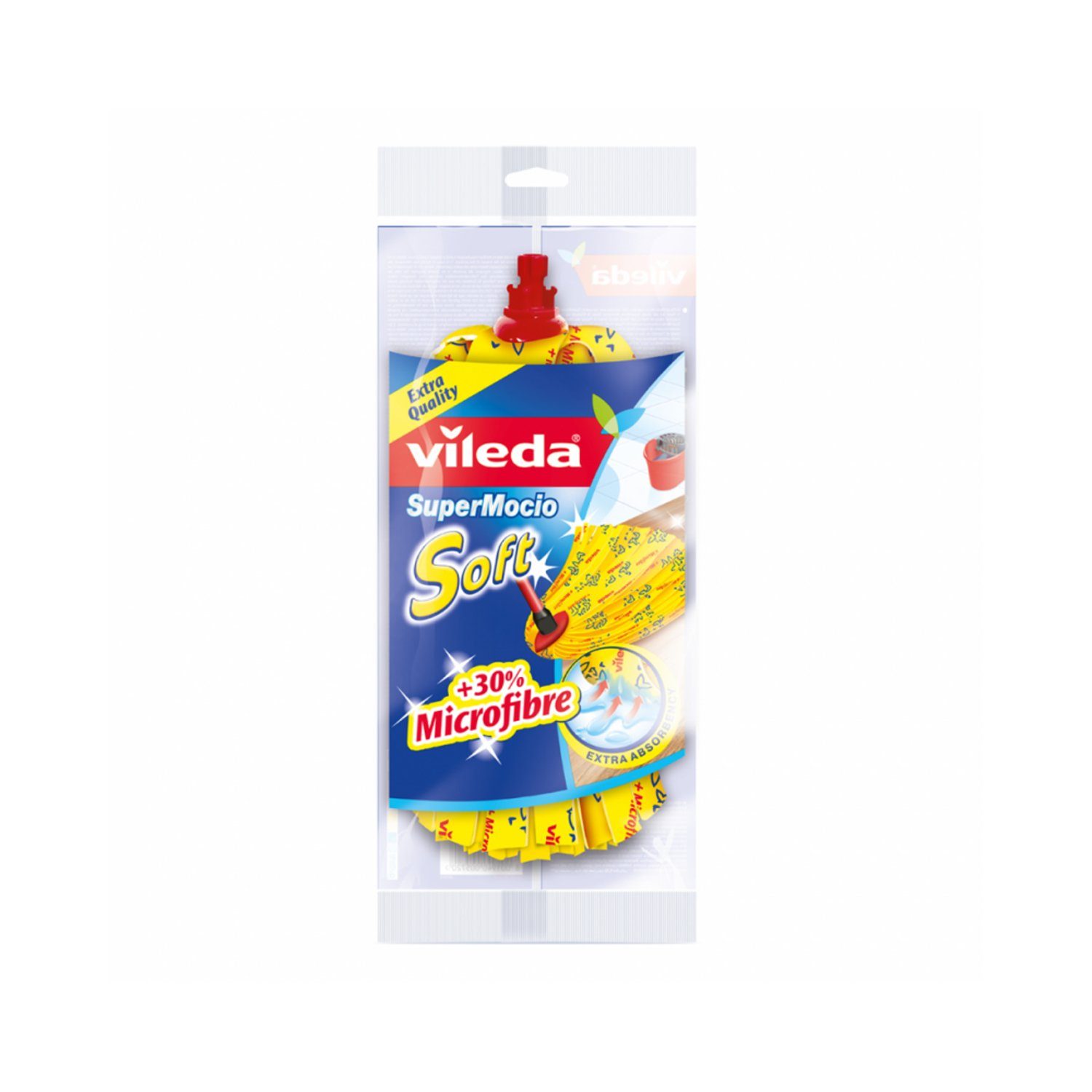 Vileda Wischmopp 167964, Mopp Einsatz SuperMocio Soft