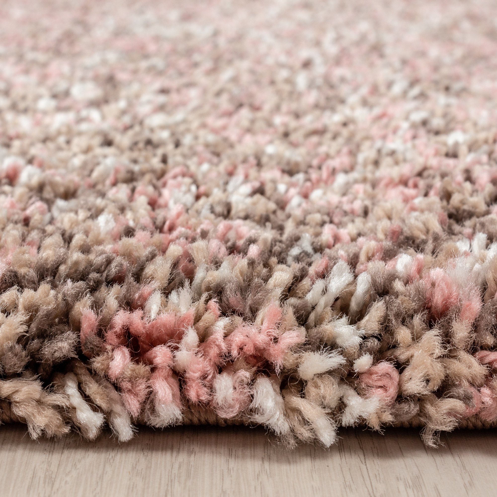 SIMPEX24 Teppich Meliert Design, Rund, Höhe: günstig online kaufen