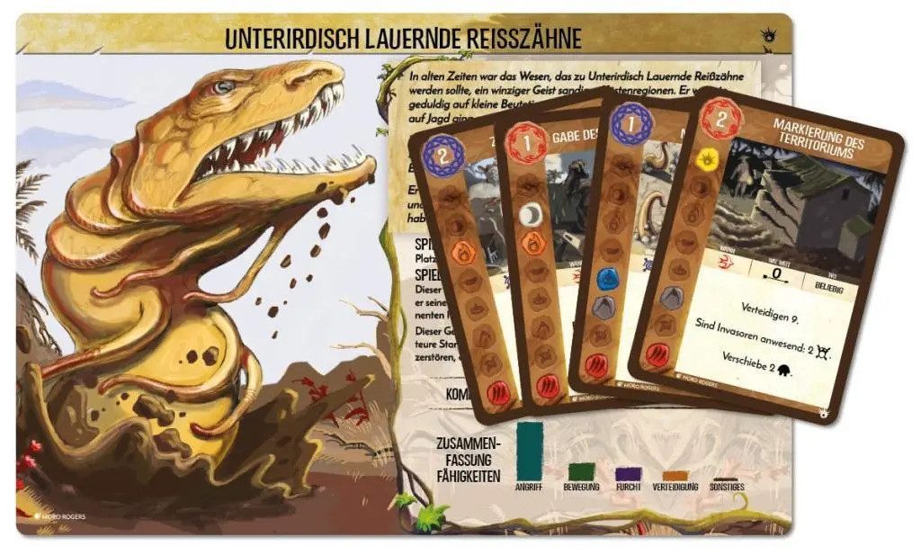 Pegasus Spiele Spiel Spirit Island: Unterirdisch lauernde Reißzähne (Mini-Eweiterung)
