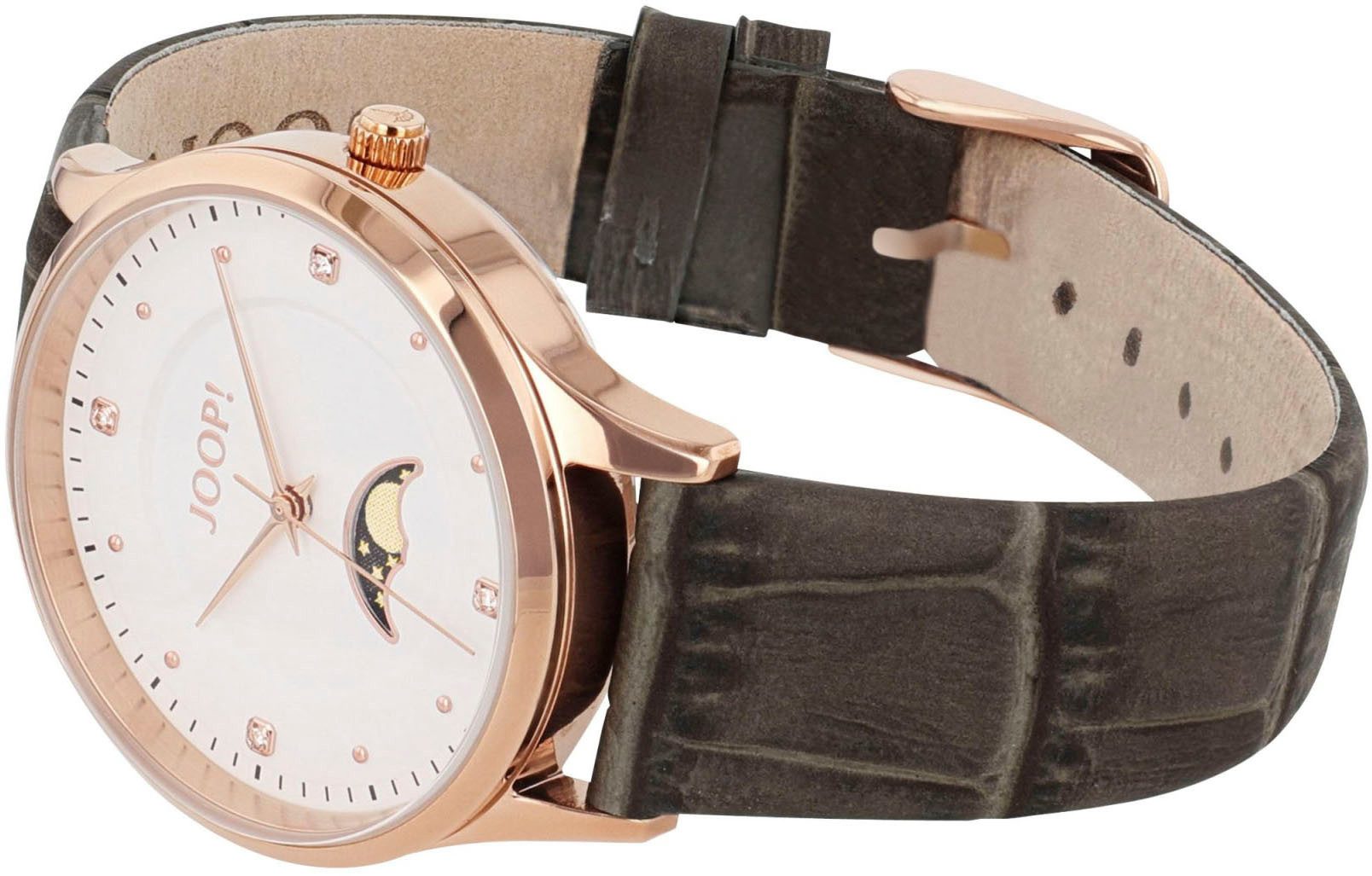 JOOP! Quarzuhr 2039574, Armbanduhr, Damenuhr, Lederarmband, günstig online kaufen