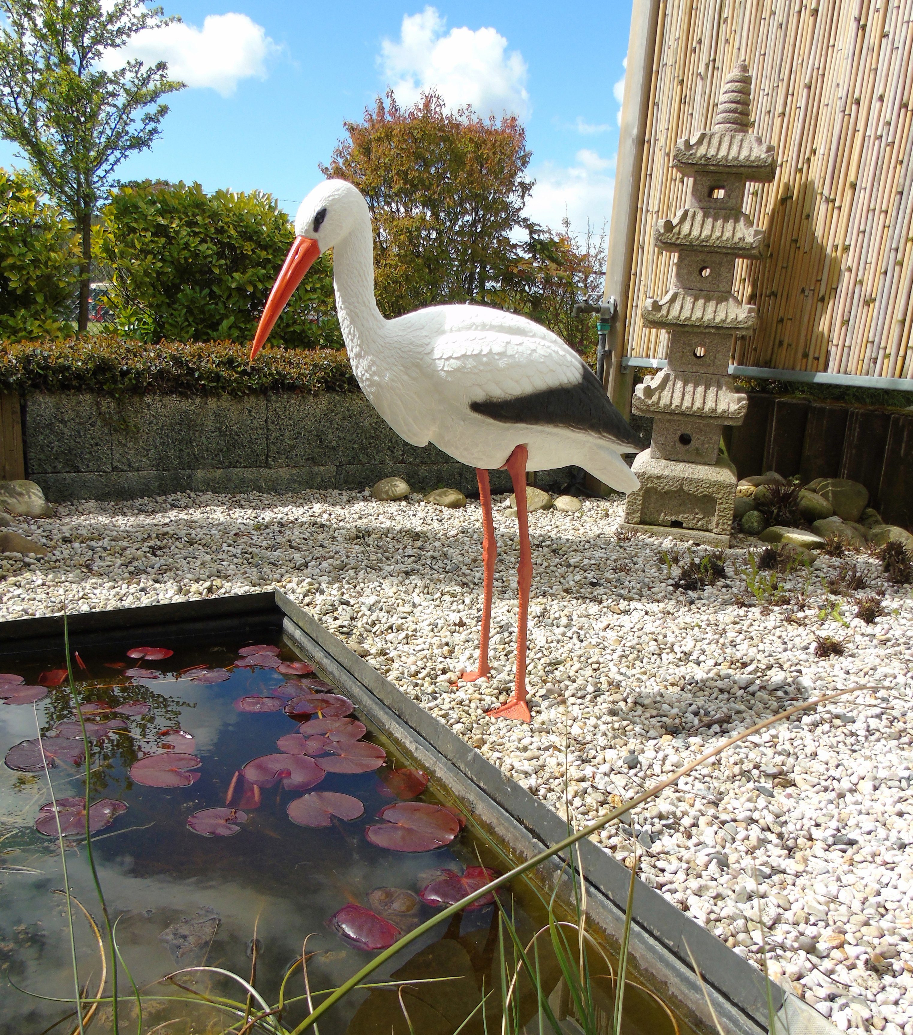 Ubbink Teichfigur Storch, H: 87 cm günstig online kaufen