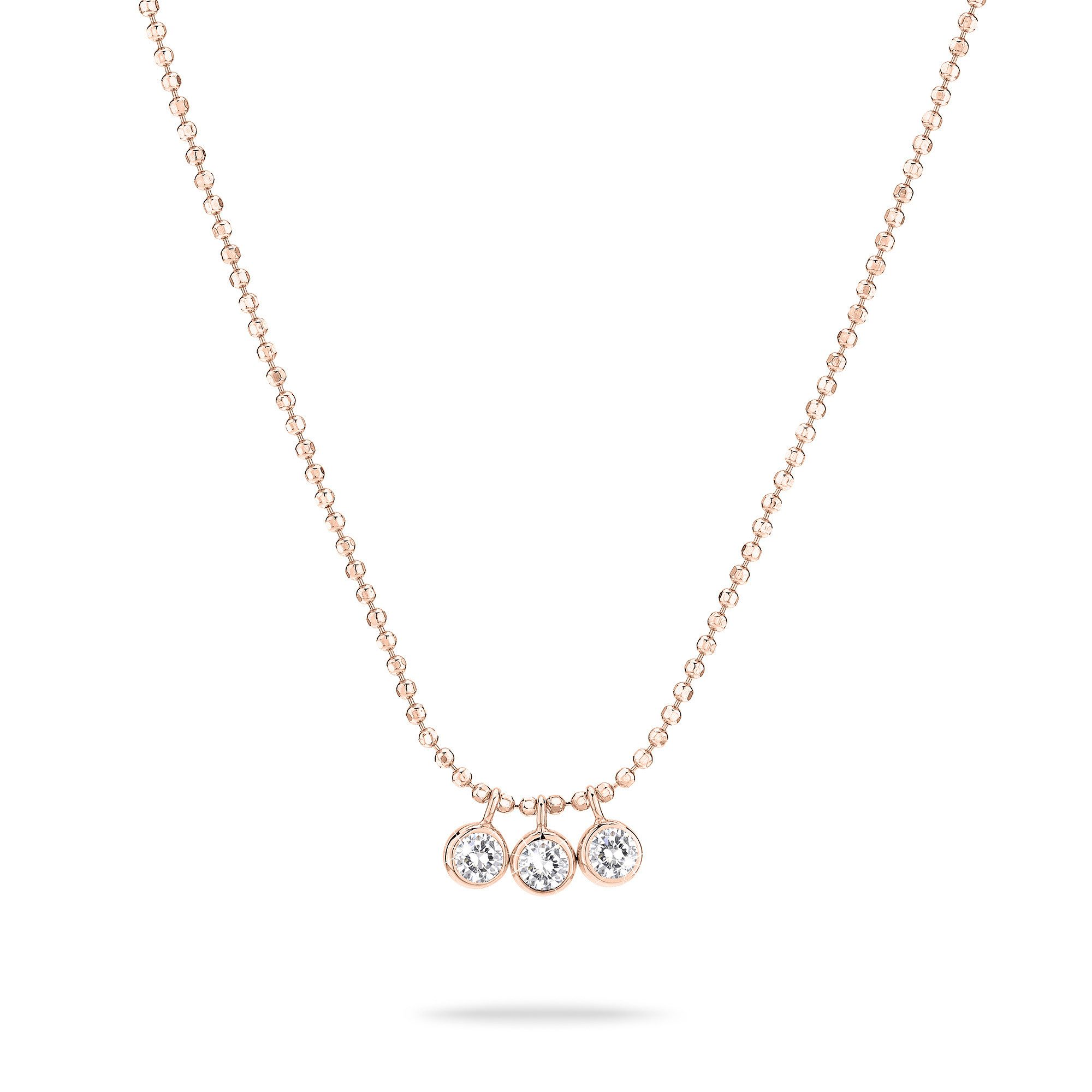 Tamaris Kette mit Anhänger Schmuck Geschenk Silber 925 Halskette Tiny Glimmer, mit Zirkonia (synth)